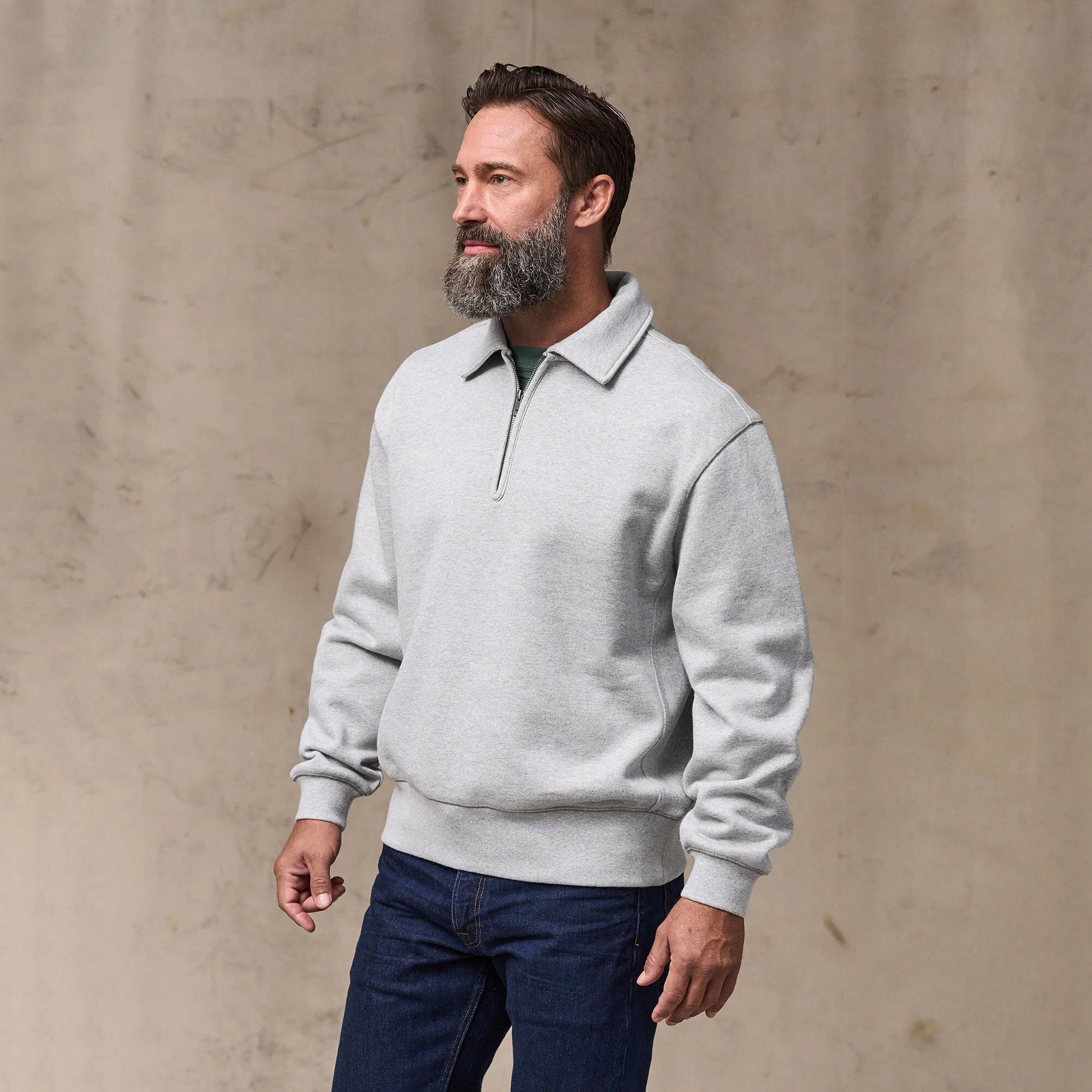 14-OZ. HERITAGE FLEECE QUARTER-ZIP - Image 6