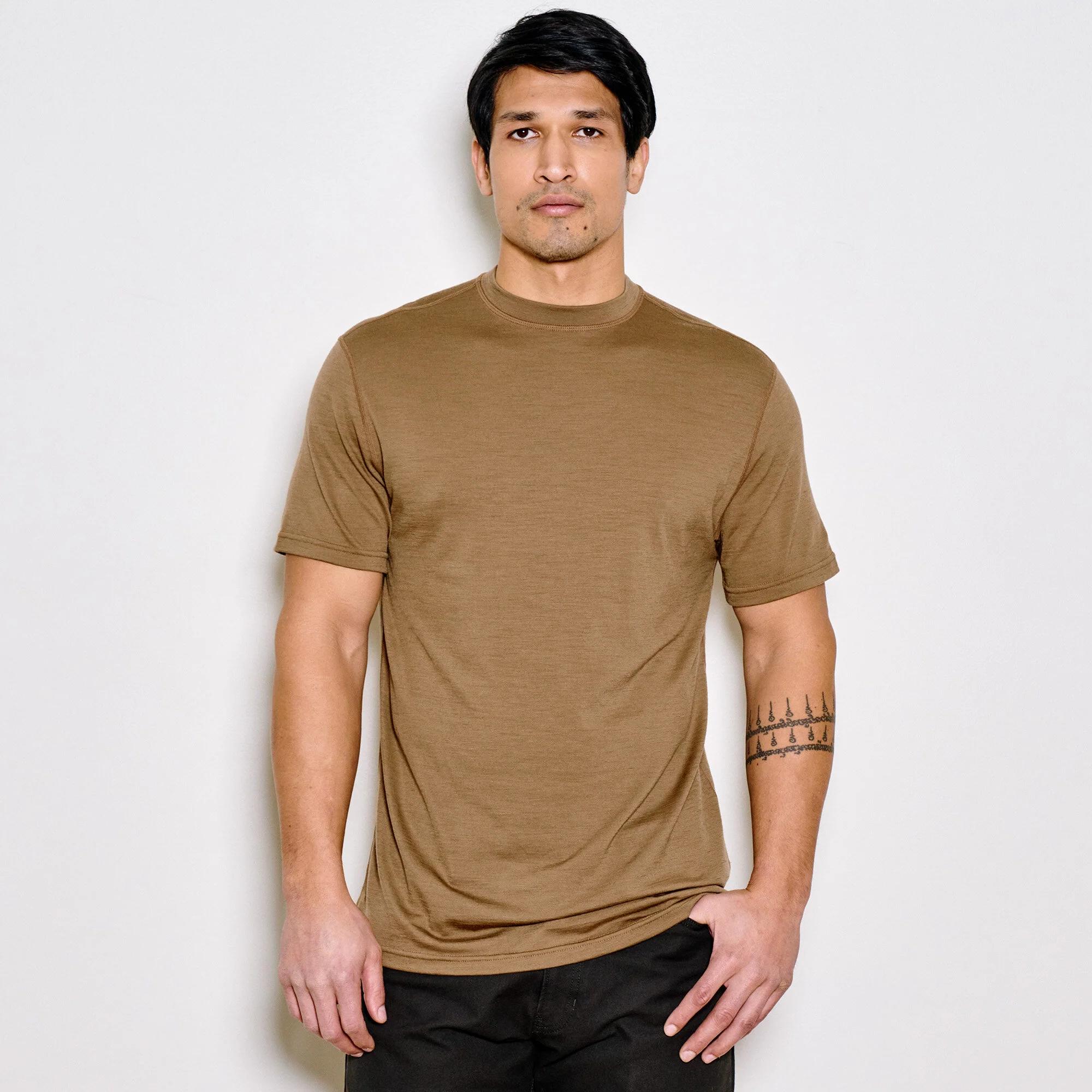 210G Merino Wool Short Sleeve Crewneck - Image 5