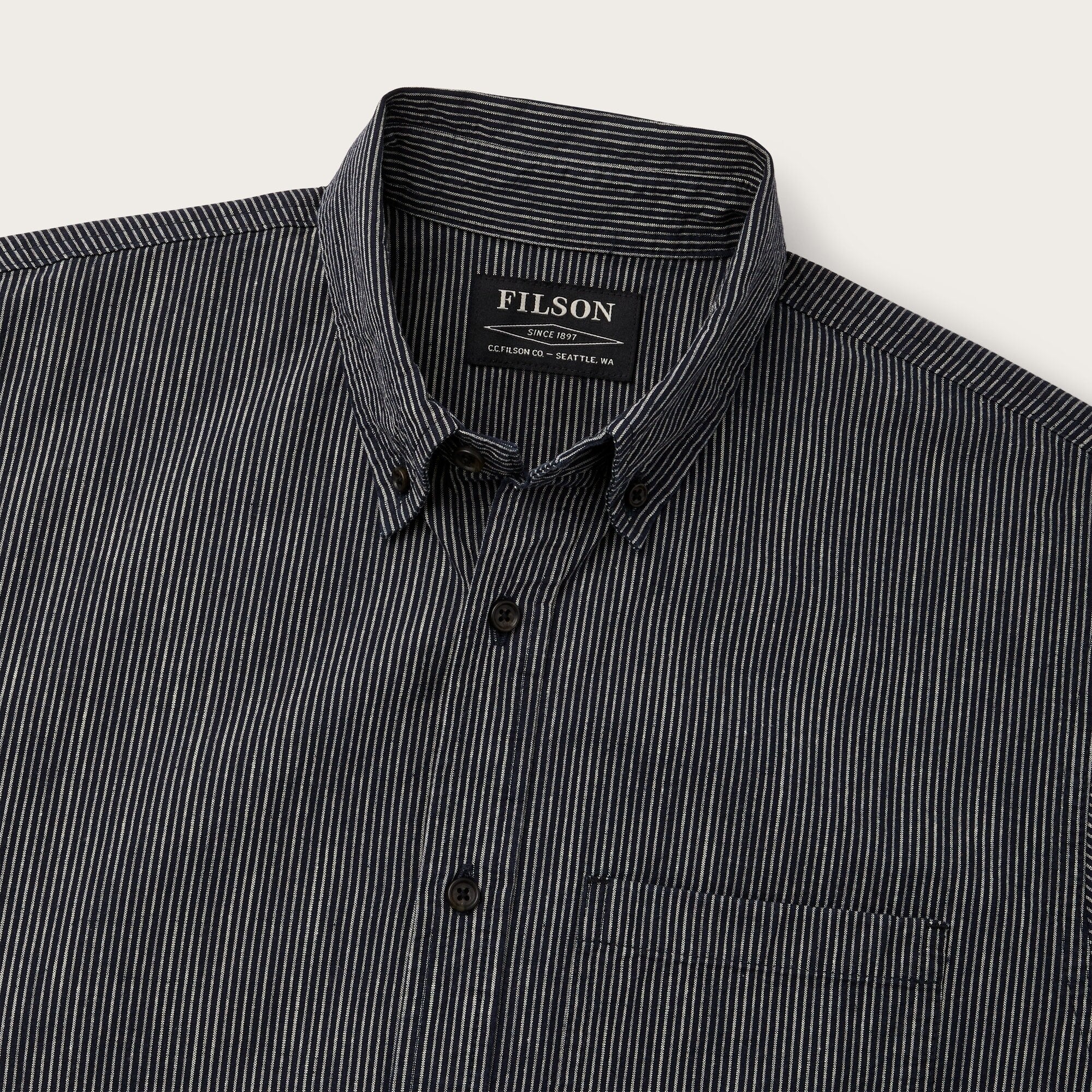 CHAMBRAY BUTTON-DOWN SHIRT - Image 4