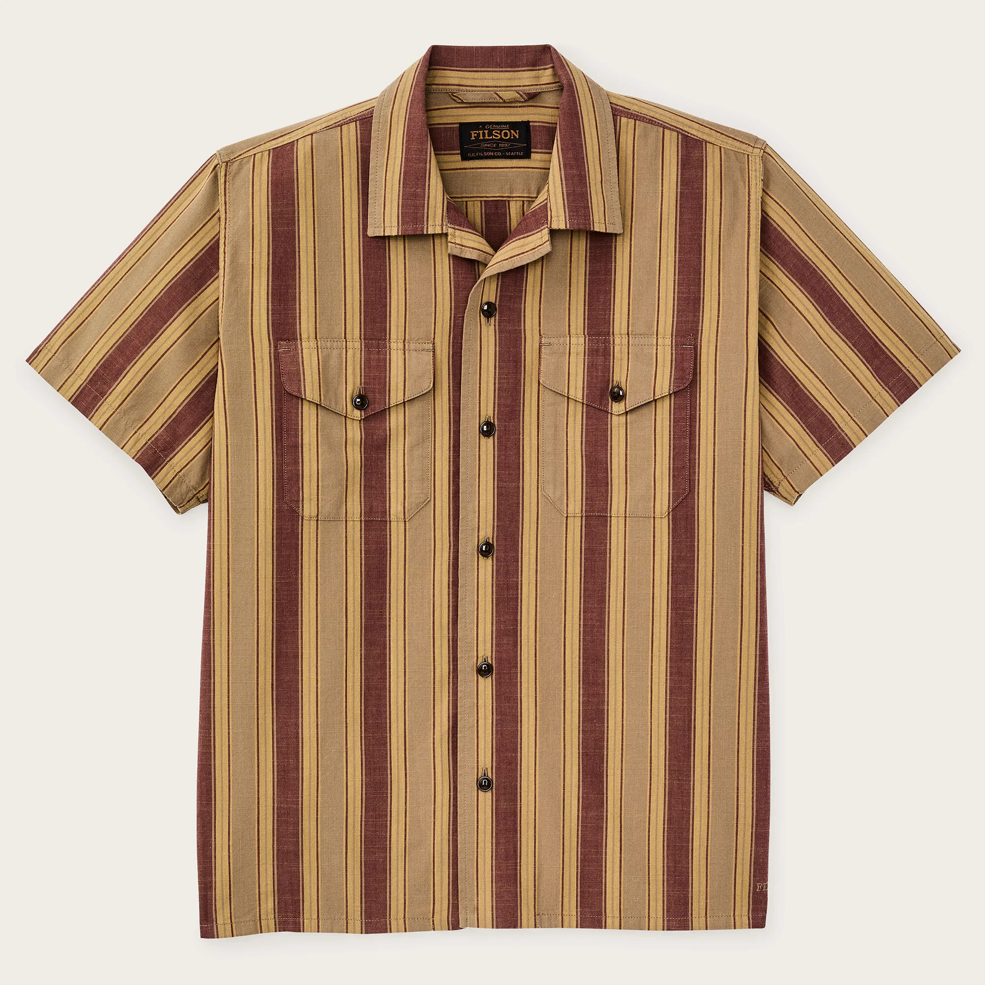 CHAMBRAY CAMP SHIRT