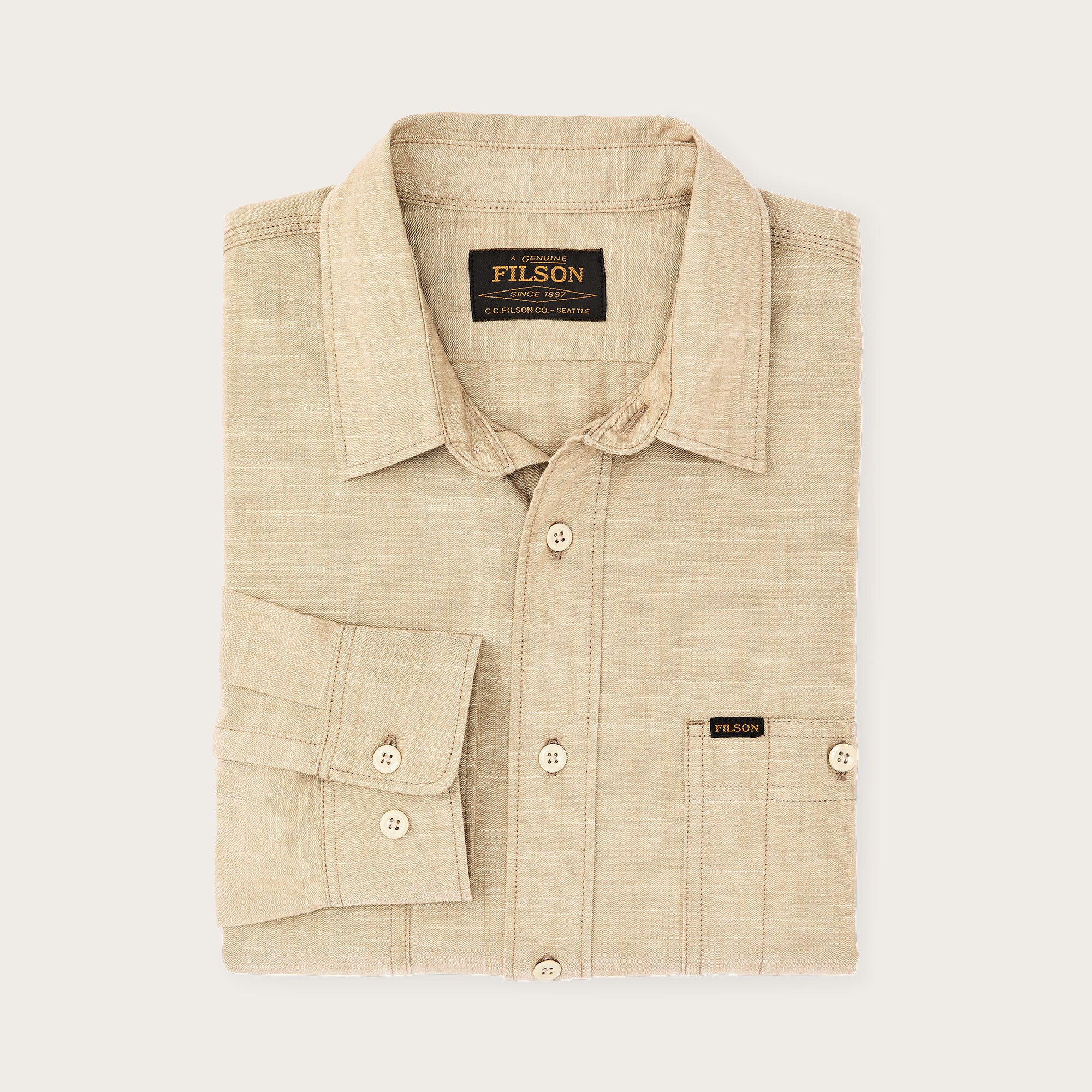 CHAMBRAY CPO SHIRT - Image 3