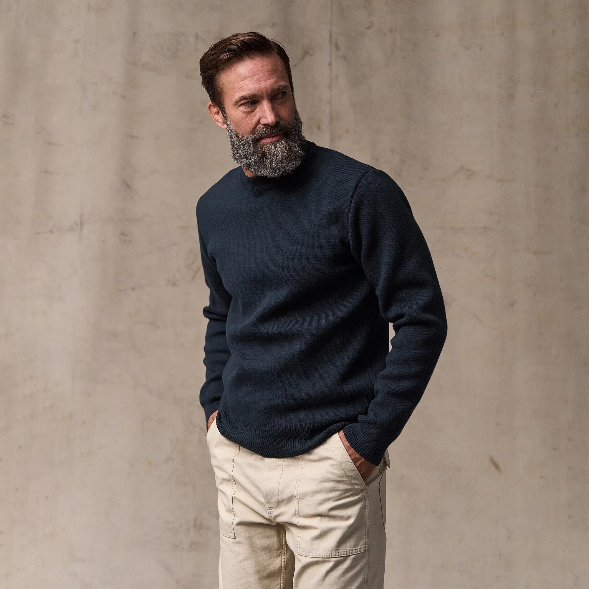 COTTON CREWNECK GUIDE SWEATER - Image 7