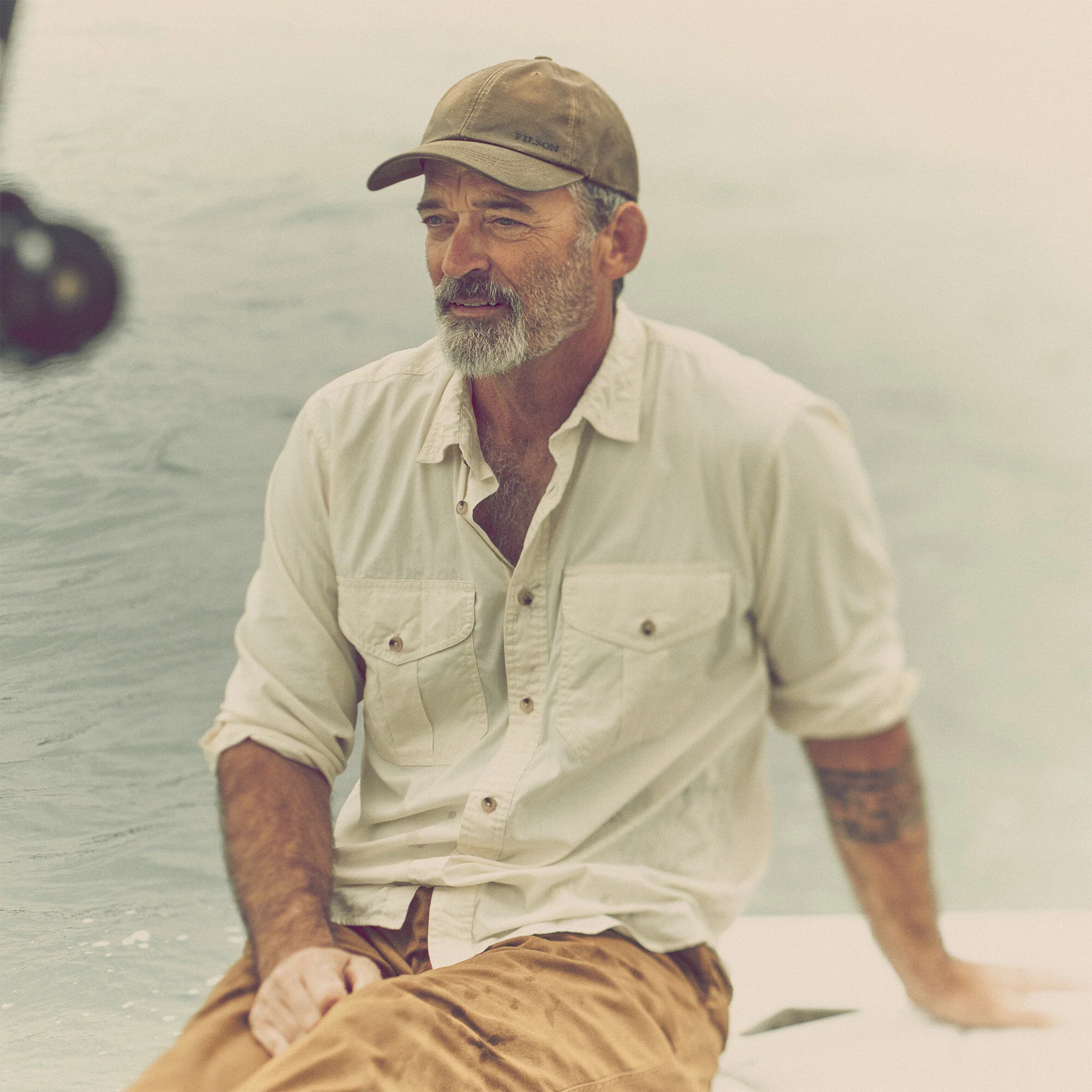 FILSON'S WASHED FEATHER CLOTH SHIRT - Image 5