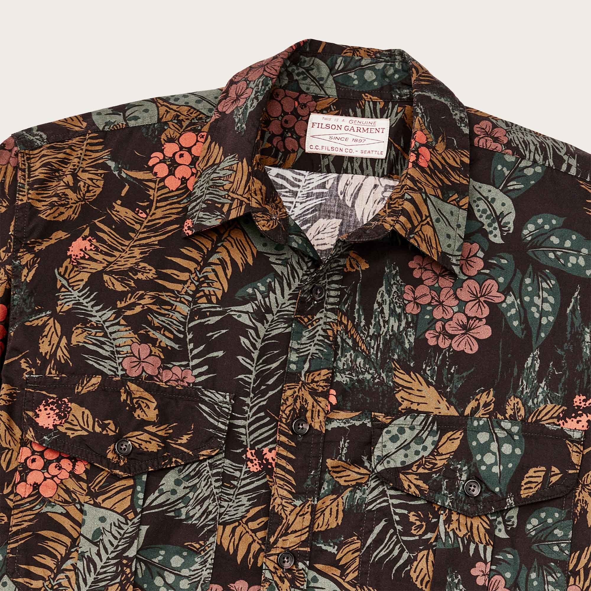 FILSON'S WASHED SHORT SLEEVE FEATHER CLOTH SHIRT - Image 4