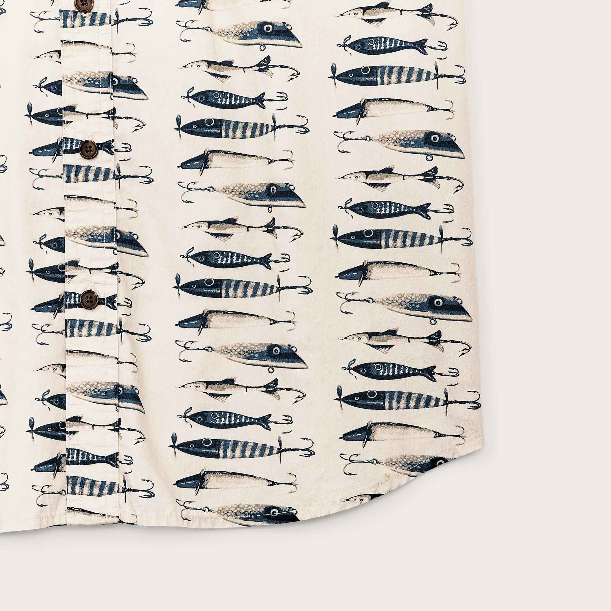 FILSON'S WASHED SHORT SLEEVE FEATHER CLOTH SHIRT - Image 5