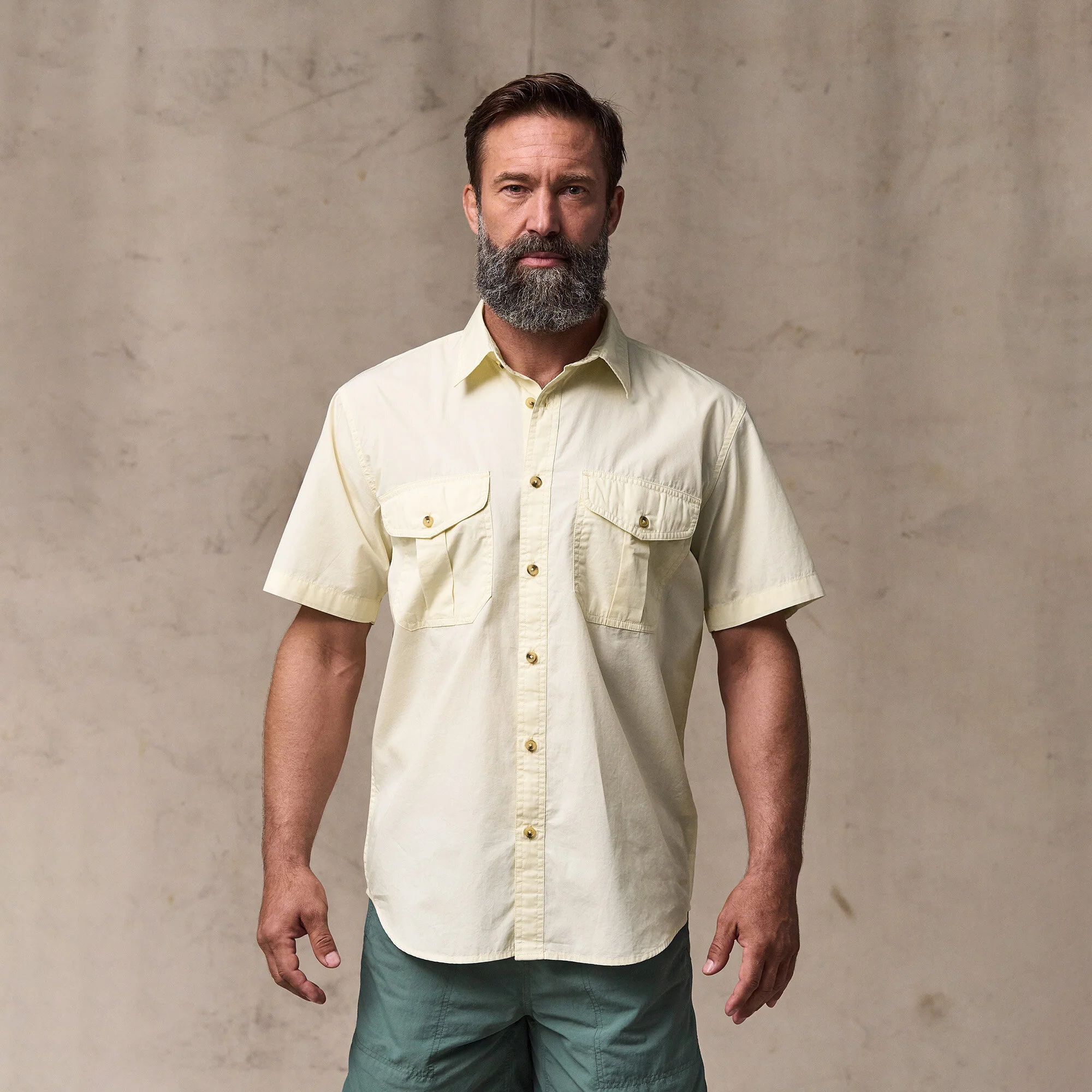 FILSON'S WASHED SHORT SLEEVE FEATHER CLOTH SHIRT - Image 6