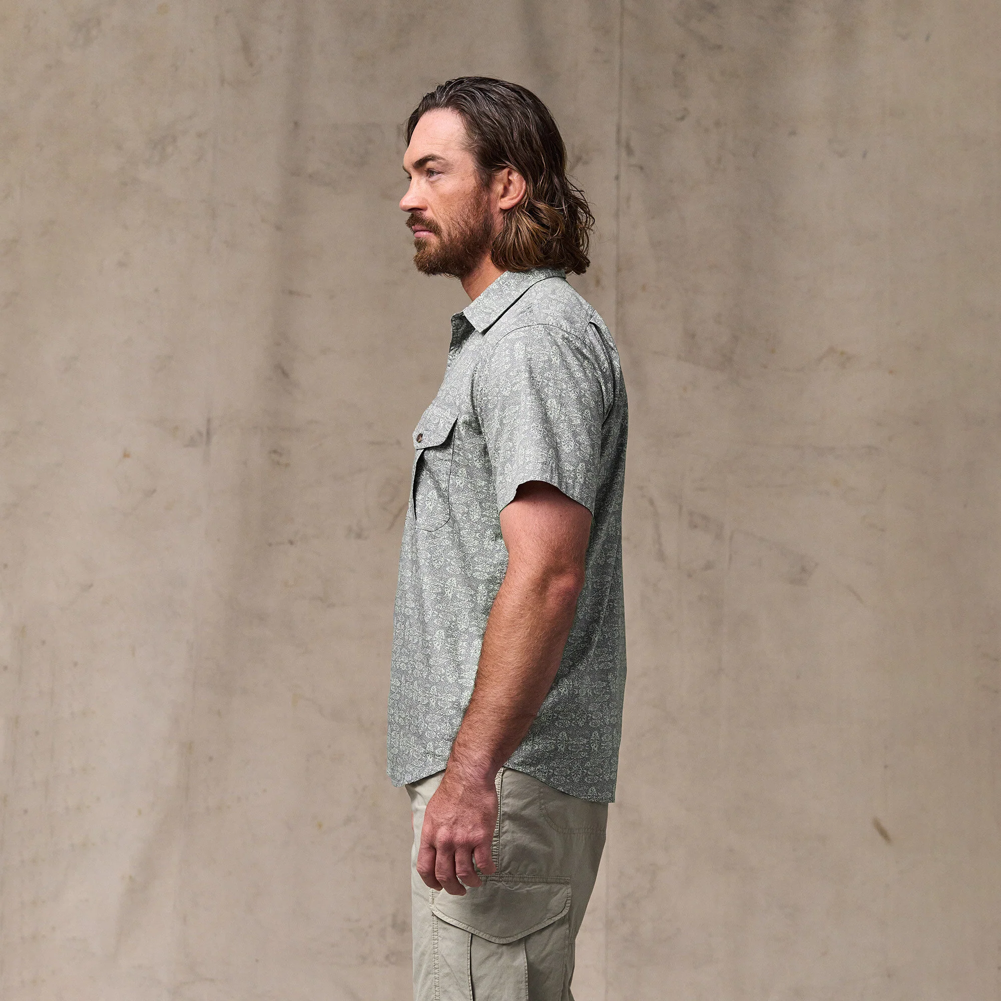 FILSON'S WASHED SHORT SLEEVE FEATHER CLOTH SHIRT - Image 6