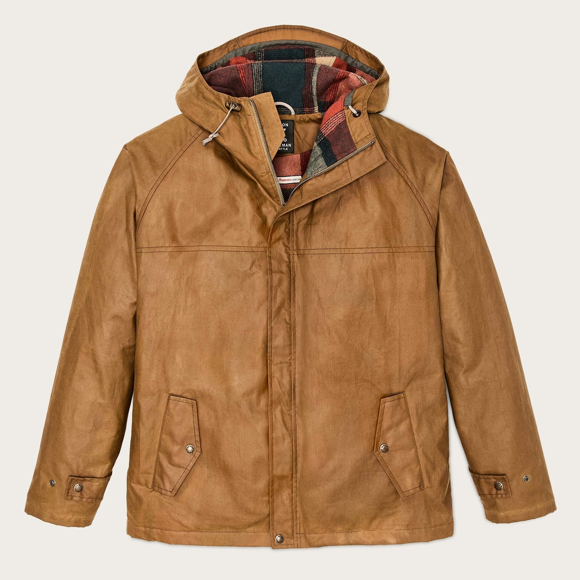 FILSON X FREEMAN WOOL LINED RAINCOAT