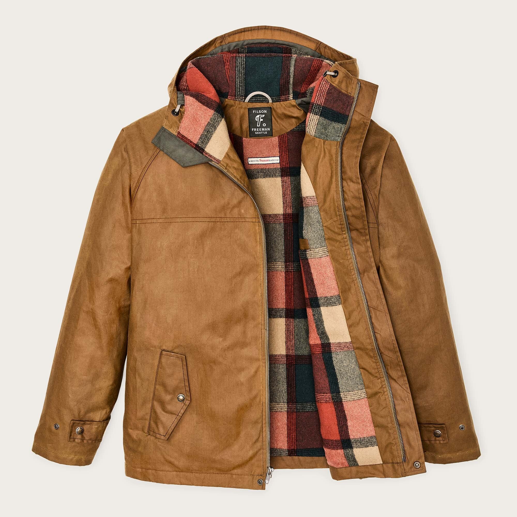 FILSON X FREEMAN WOOL LINED RAINCOAT - Image 3