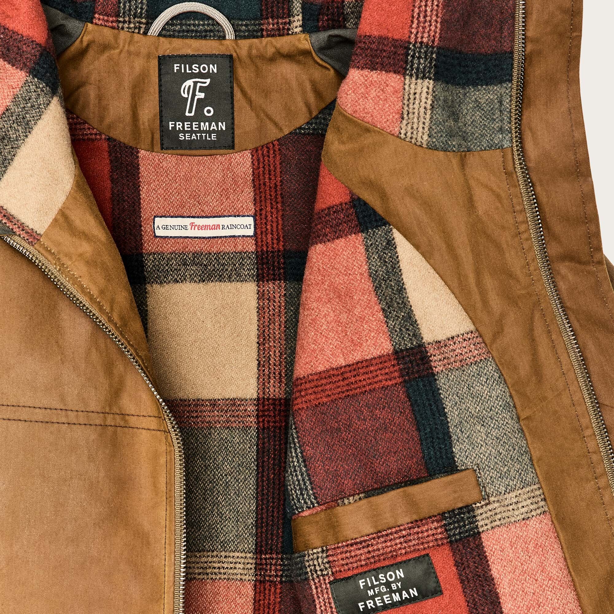 FILSON X FREEMAN WOOL LINED RAINCOAT - Image 5