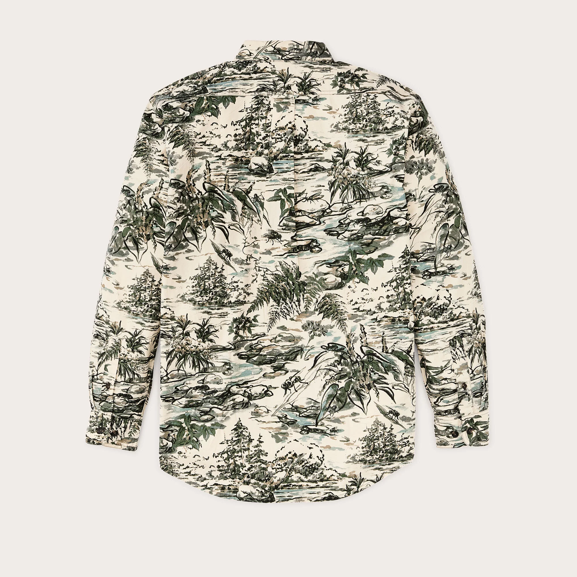 FILSON X HOUSEFLY WASHED FEATHER CLOTH SHIRT - Image 2