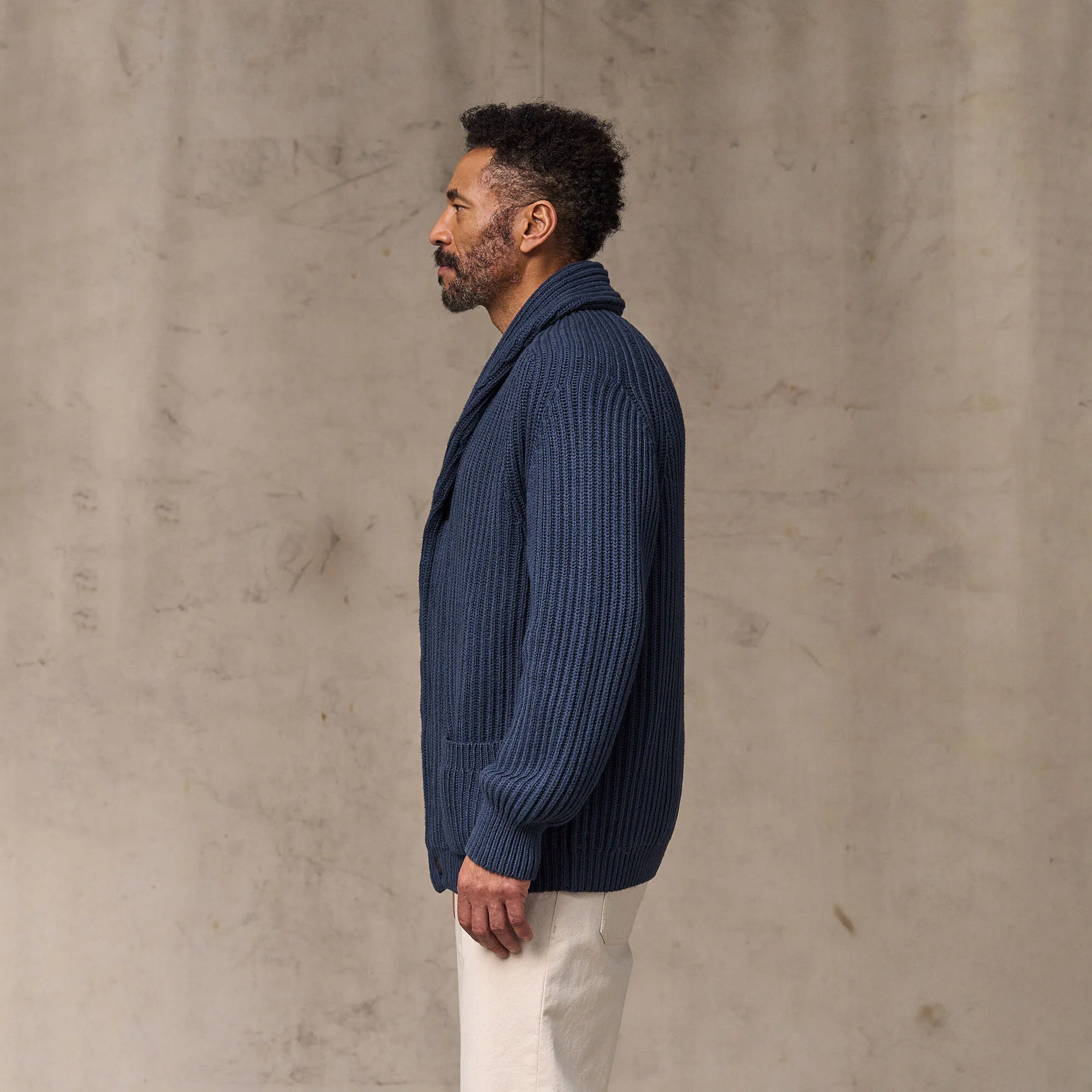 FISHERMAN RIB COTTON CARDIGAN - Image 8