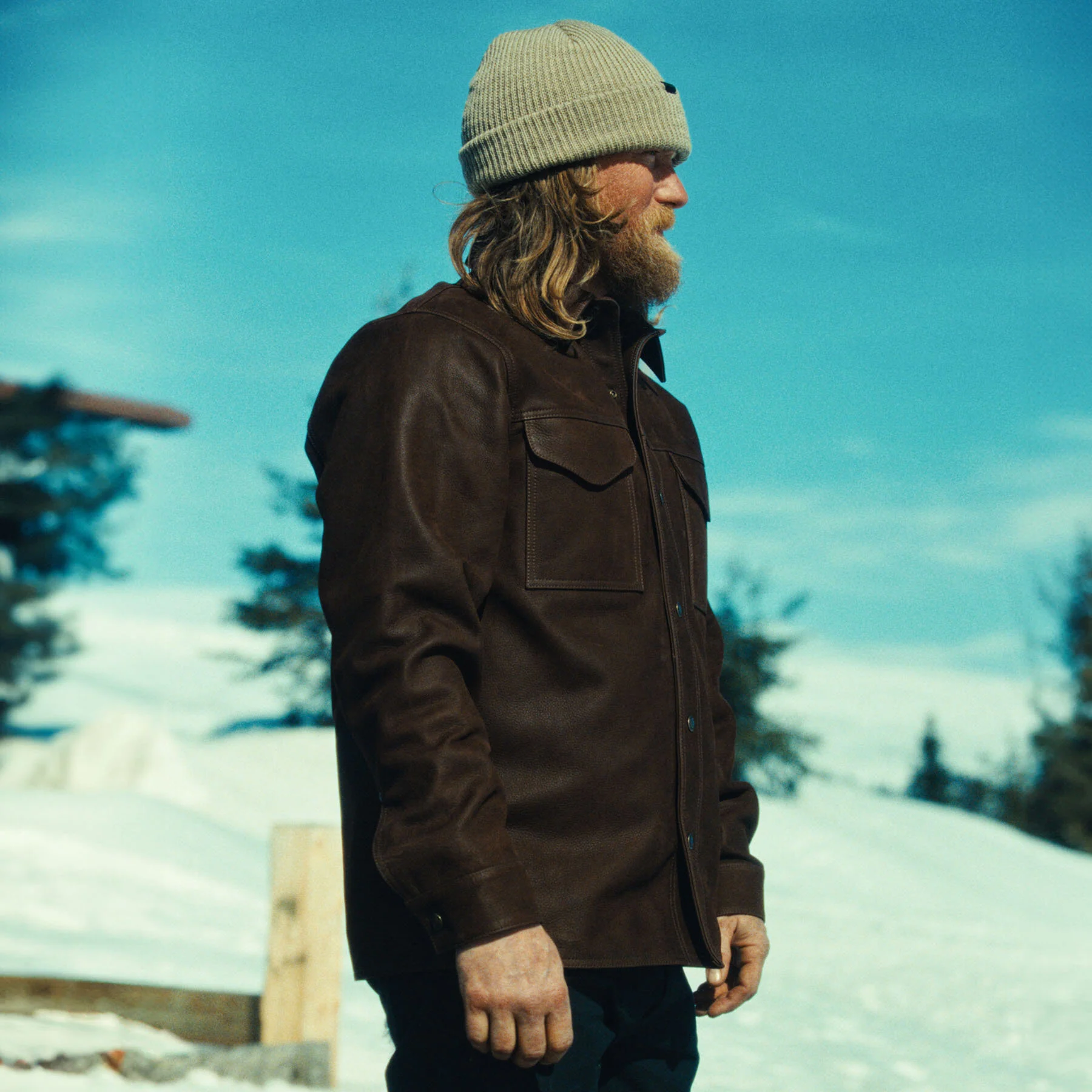 FULL GRAIN LEATHER JAC-SHIRT - Image 4