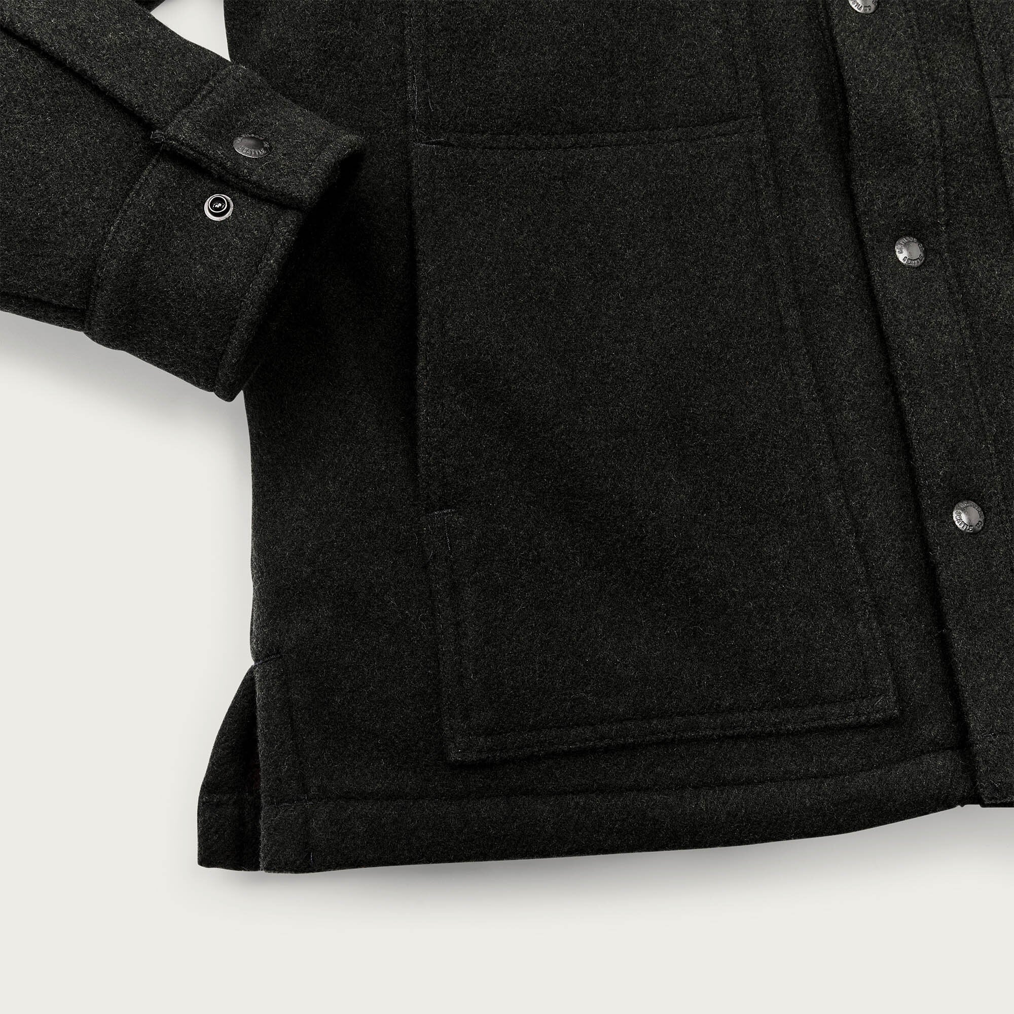 Lined Mackinaw Wool Cape Coat - Image 4