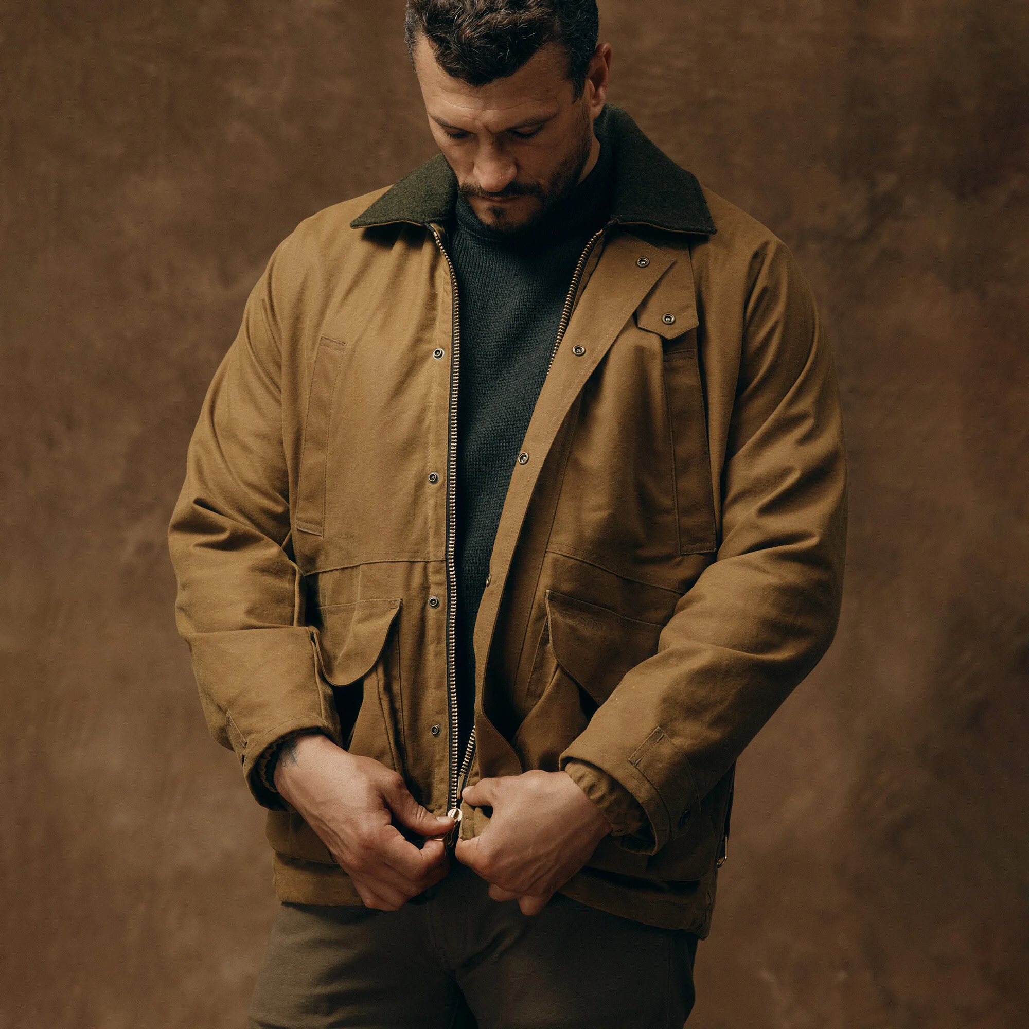 LINED TIN CLOTH FIELD JACKET - Image 12