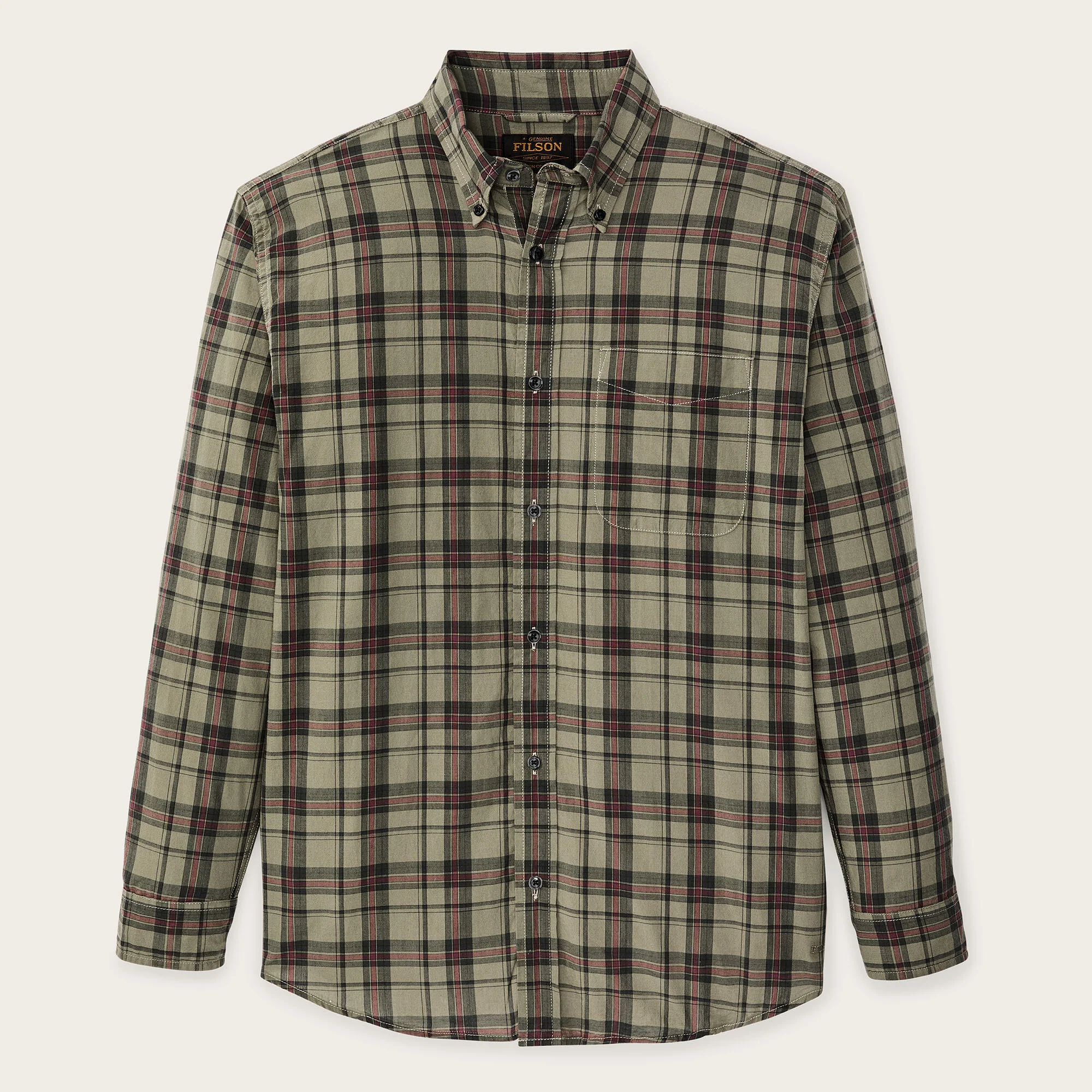 MADRAS BUTTON-DOWN SHIRT