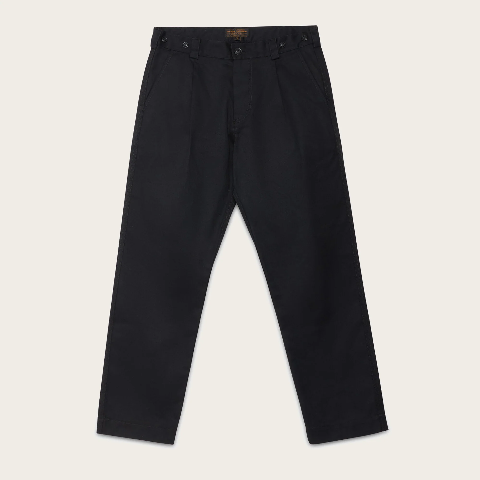 PLEATED WORK CHINO