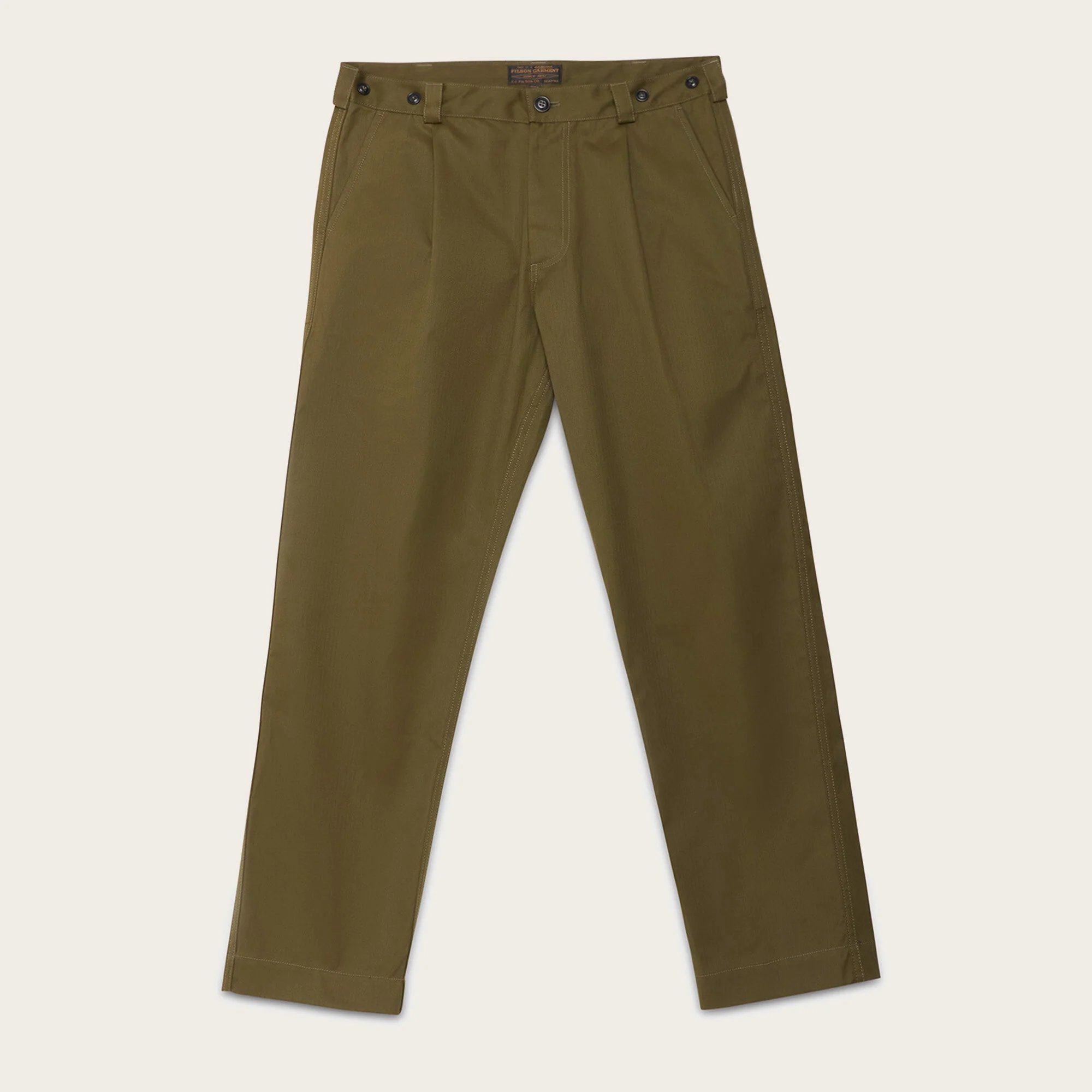 PLEATED WORK CHINO