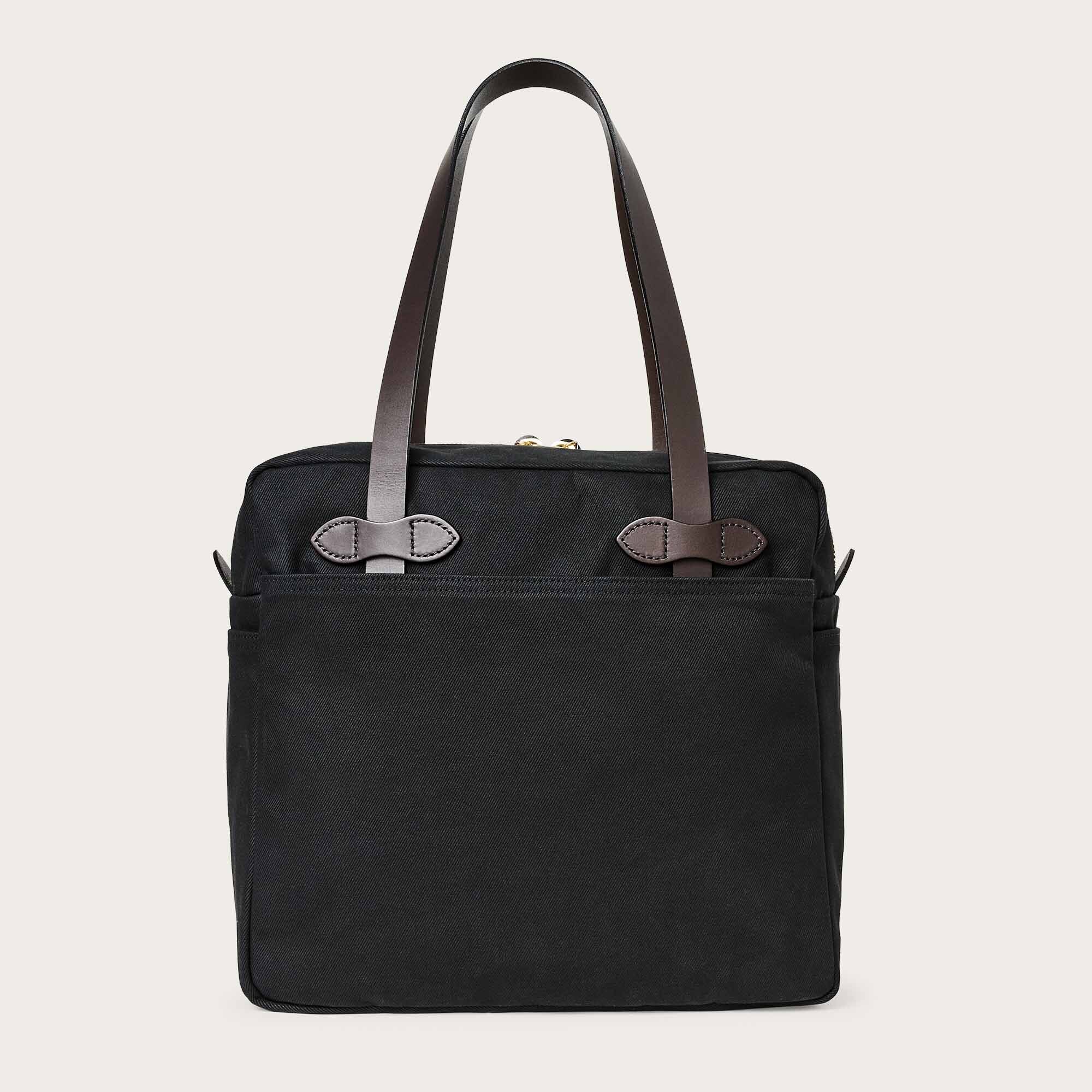 RUGGED TWILL TOTE BAG WITH ZIPPER - Image 2