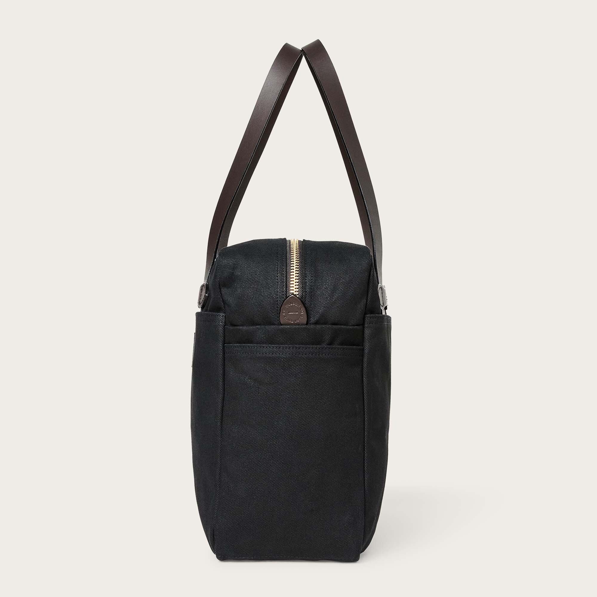 RUGGED TWILL TOTE BAG WITH ZIPPER - Image 3