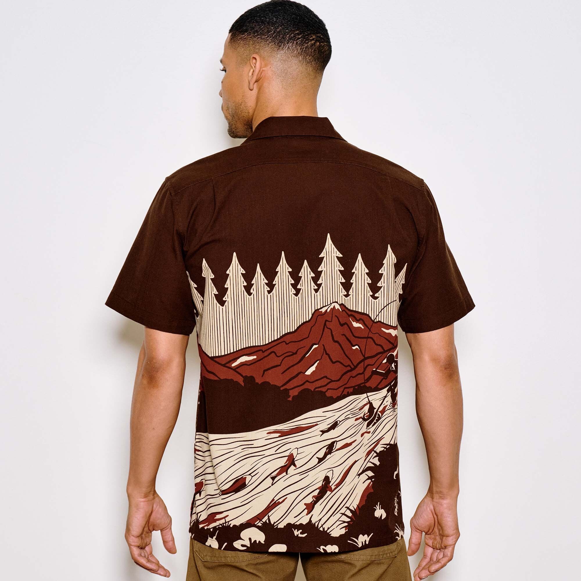 RUSTIC SHORT SLEEVE CAMP SHIRT - Image 6