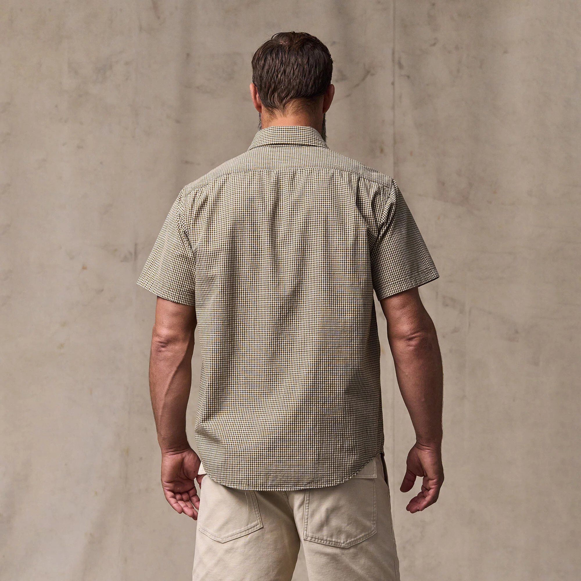 SHORT SLEEVE CHAMBRAY SHIRT - Image 7