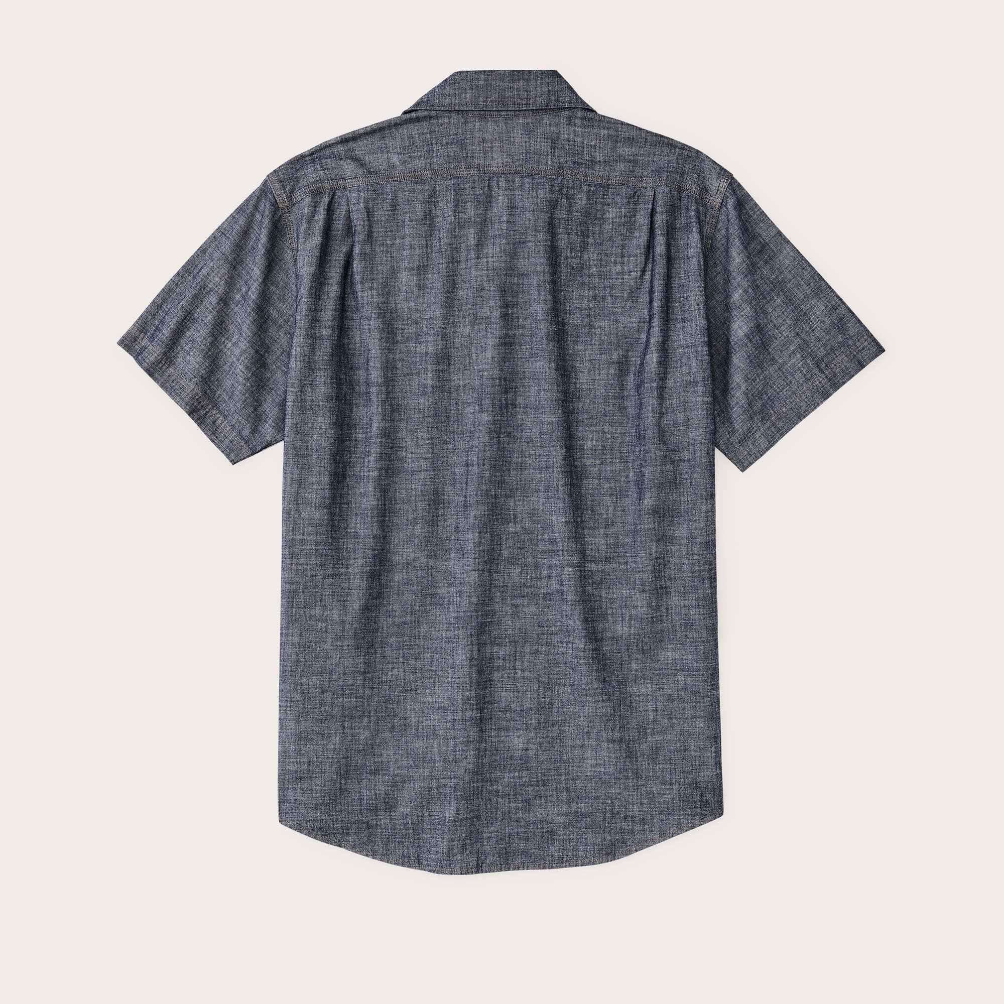 Short Sleeve Chambray Shirt - Image 2