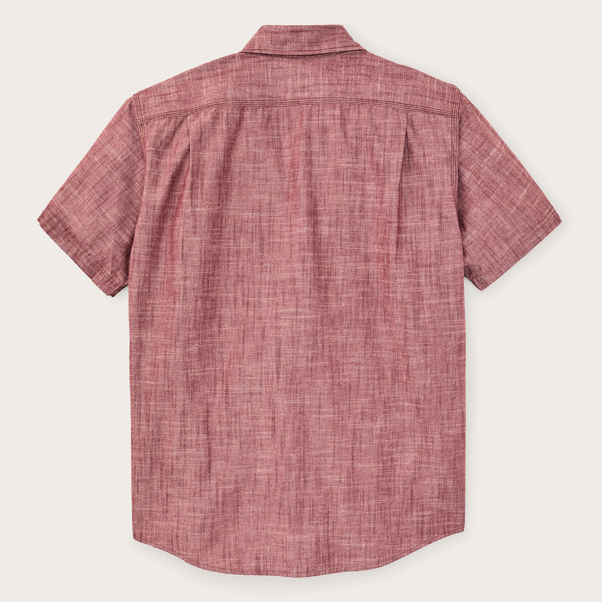 SHORT SLEEVE CHAMBRAY SHIRT - Image 2