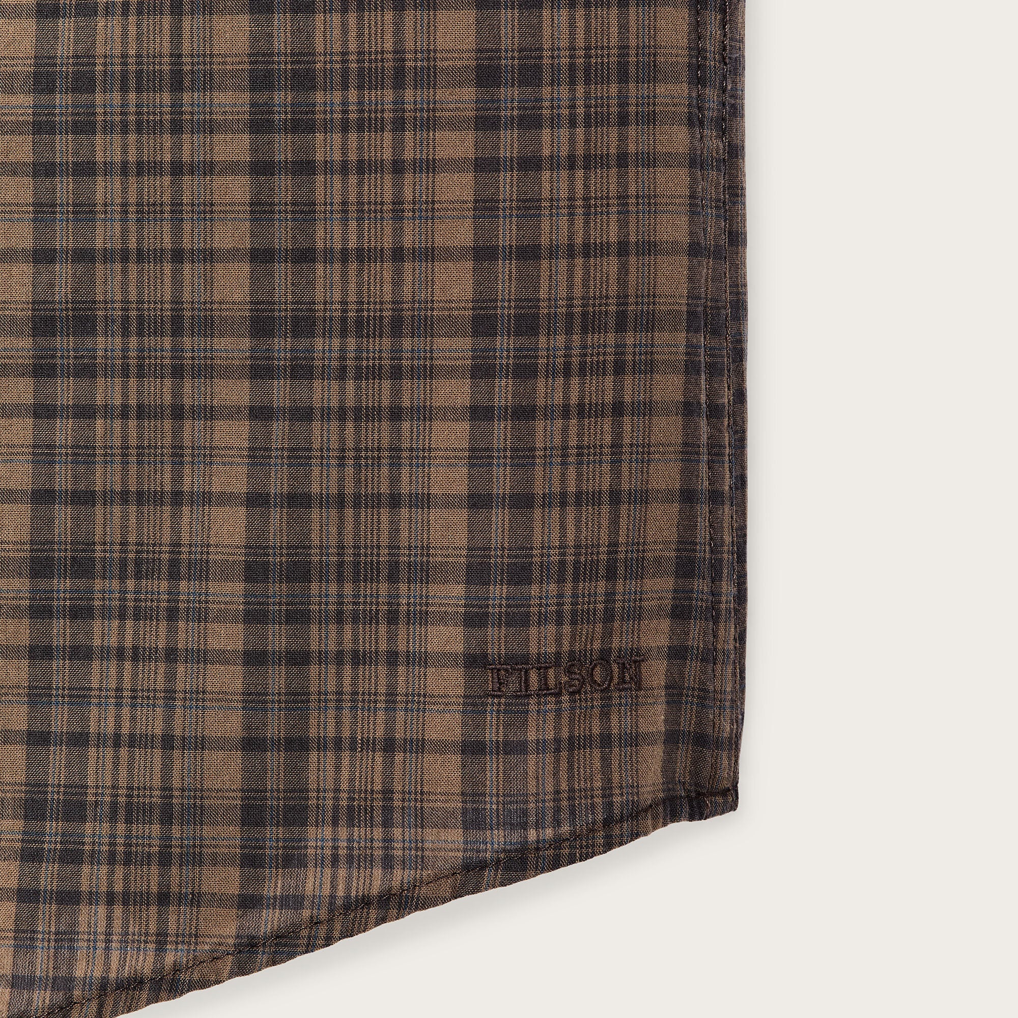 SHORT SLEEVE MADRAS POPOVER SHIRT - Image 3