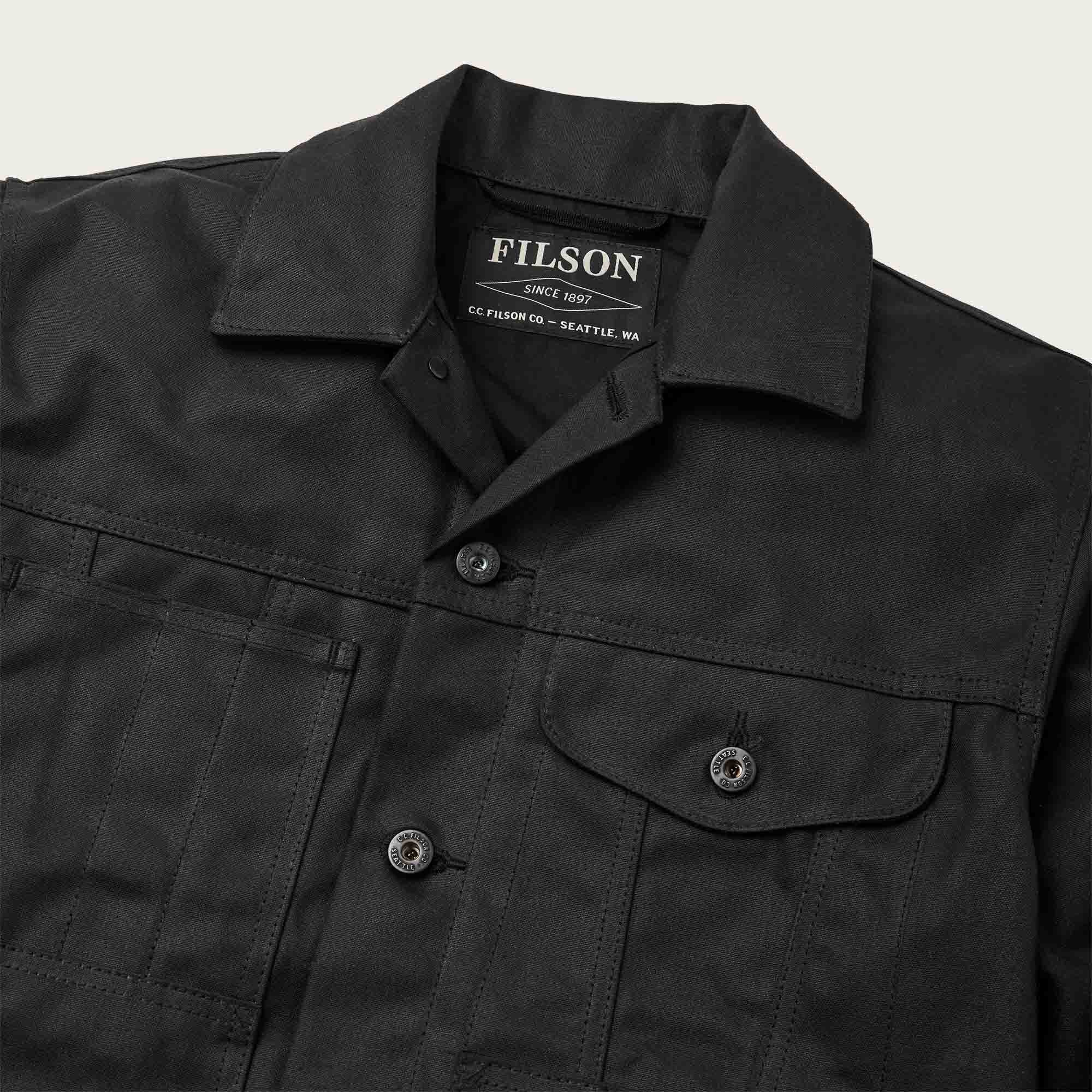 VESTE CRUISER EN TIN CLOTH DOUBLÉE COURTE - Image 3