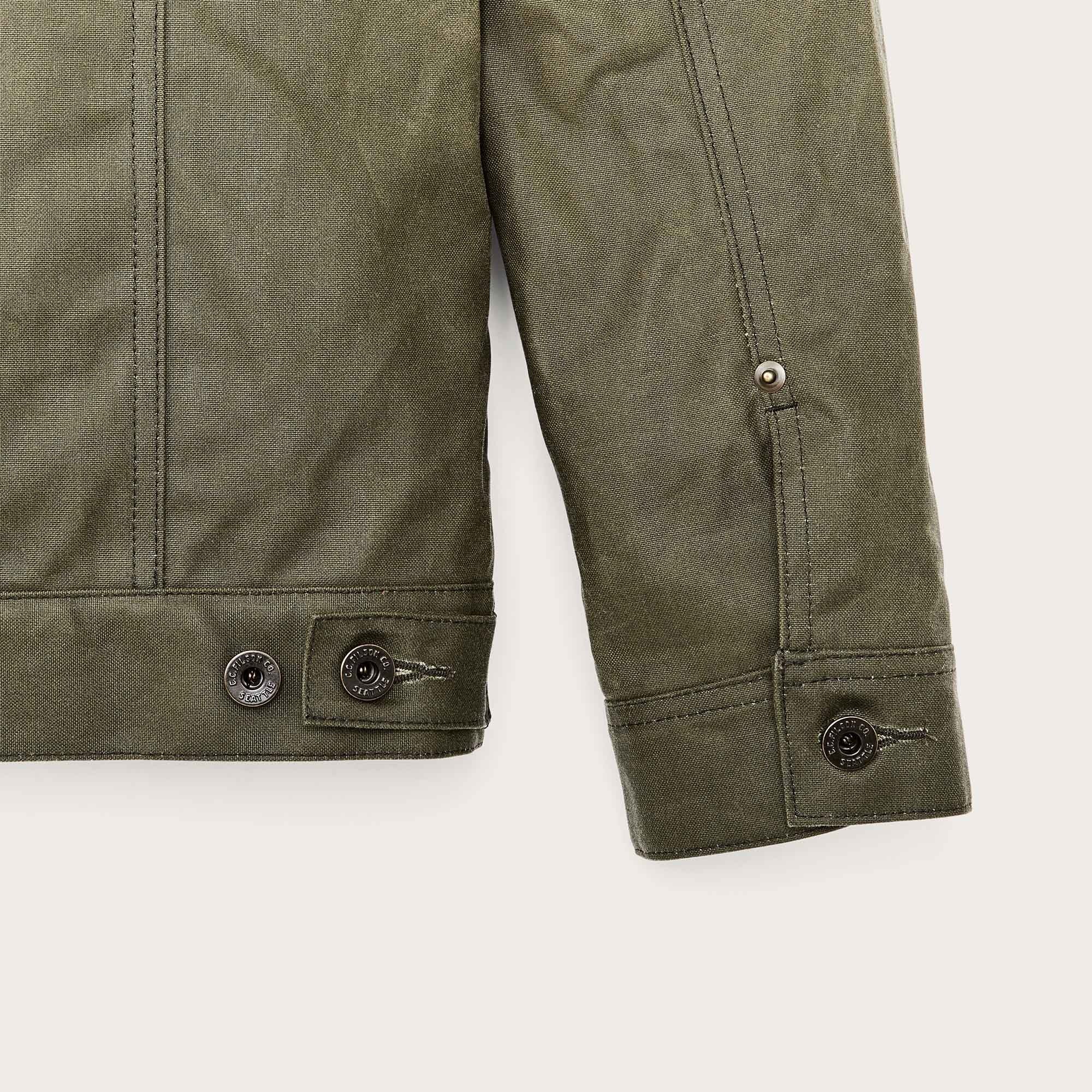 VESTE CRUISER EN TIN CLOTH DOUBLÉE COURTE - Image 6