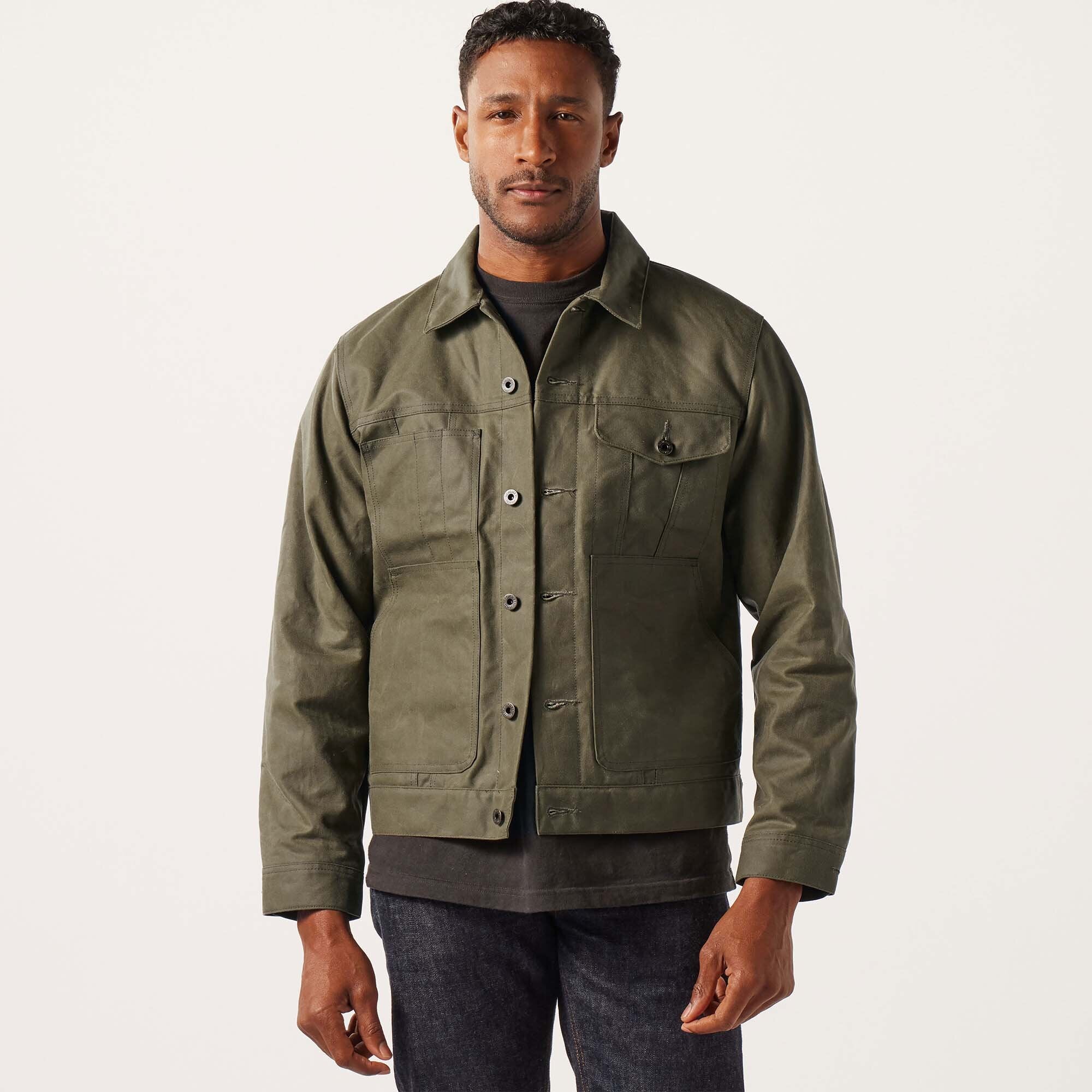 VESTE CRUISER EN TIN CLOTH DOUBLÉE COURTE - Image 7