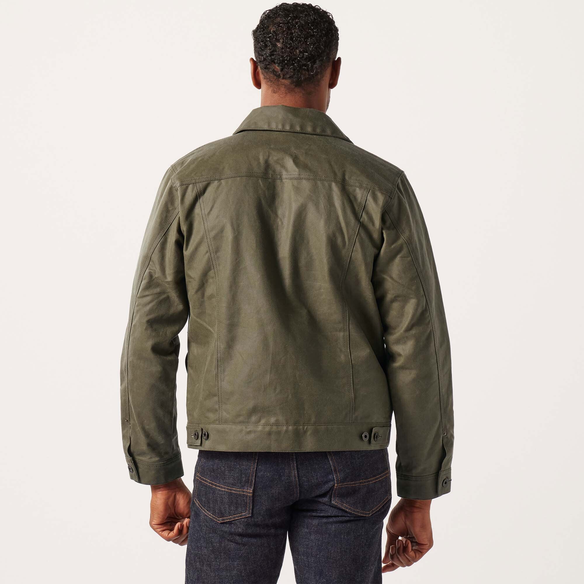 VESTE CRUISER EN TIN CLOTH DOUBLÉE COURTE - Image 9
