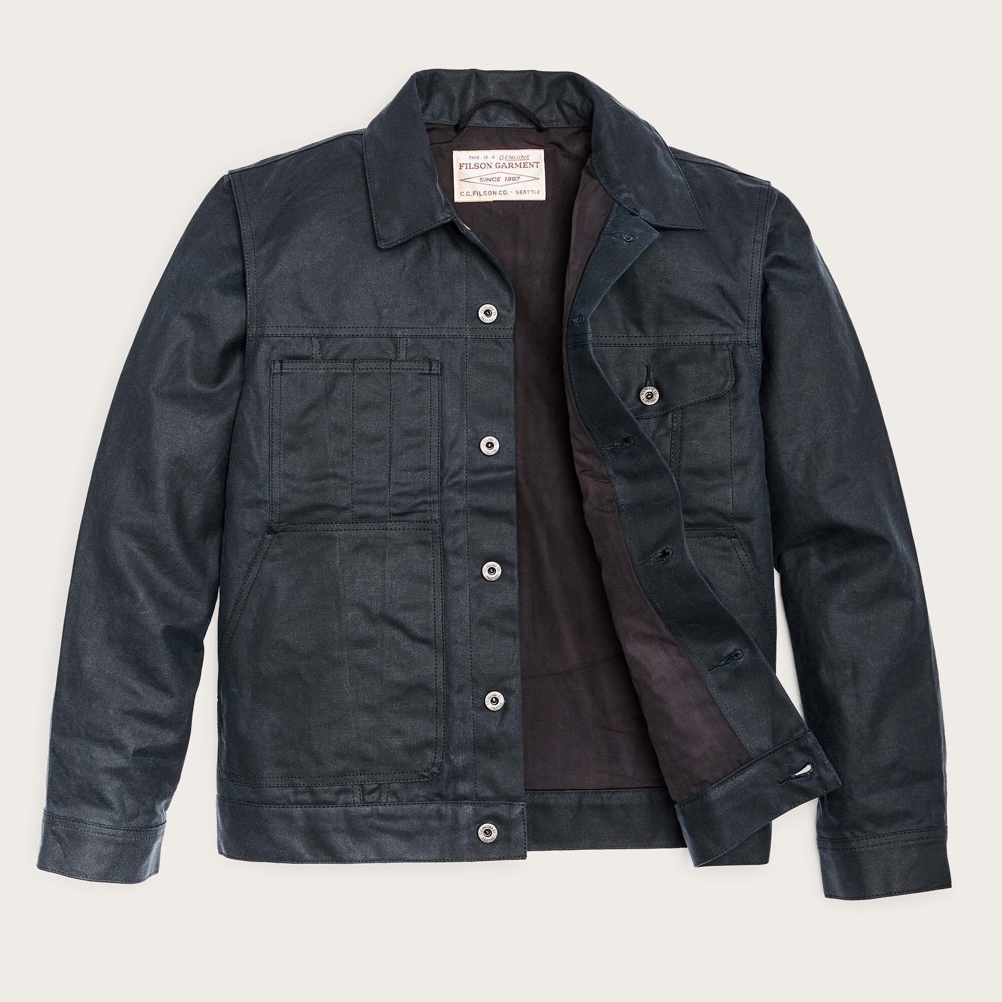 VESTE CRUISER EN TIN CLOTH DOUBLÉE COURTE - Image 3