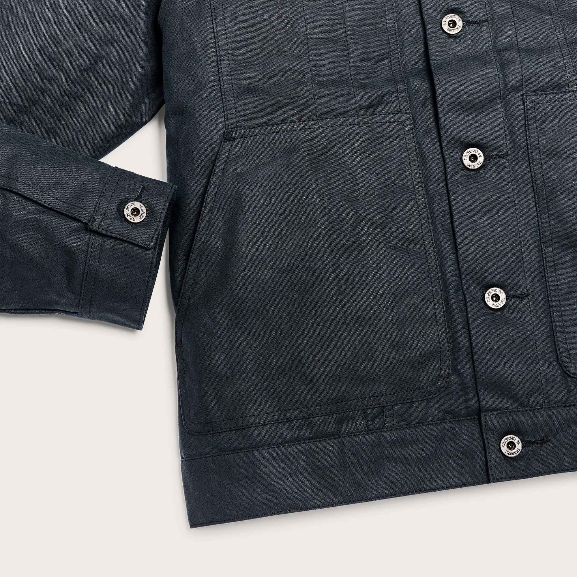 VESTE CRUISER EN TIN CLOTH DOUBLÉE COURTE - Image 5