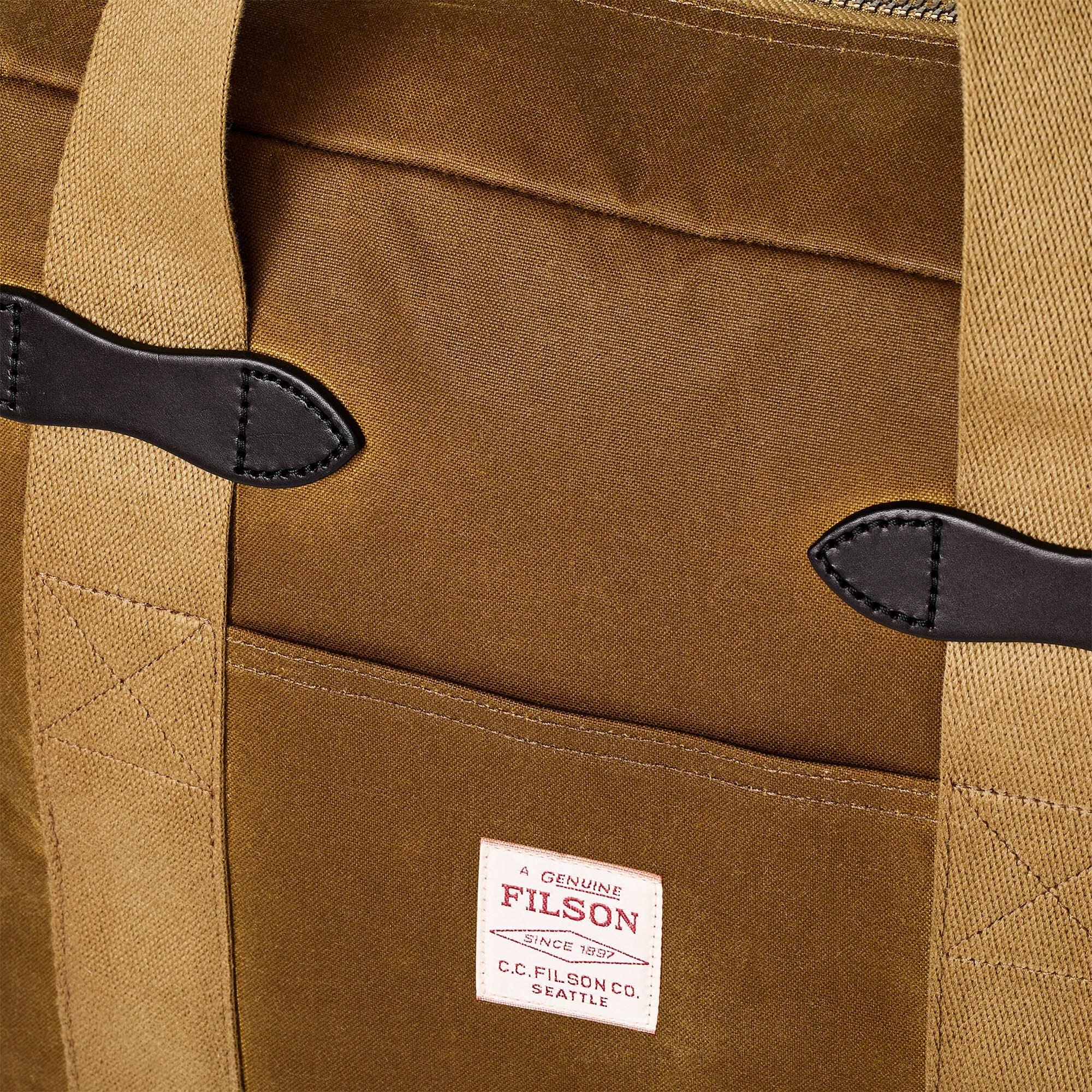 TIN CLOTH ZIPPER TOTE BAG - Image 5