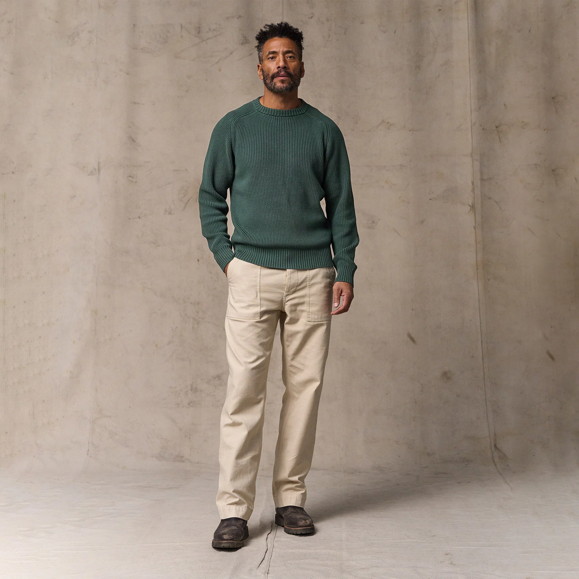 VINTAGE COTTON CREWNECK SWEATER - Image 4