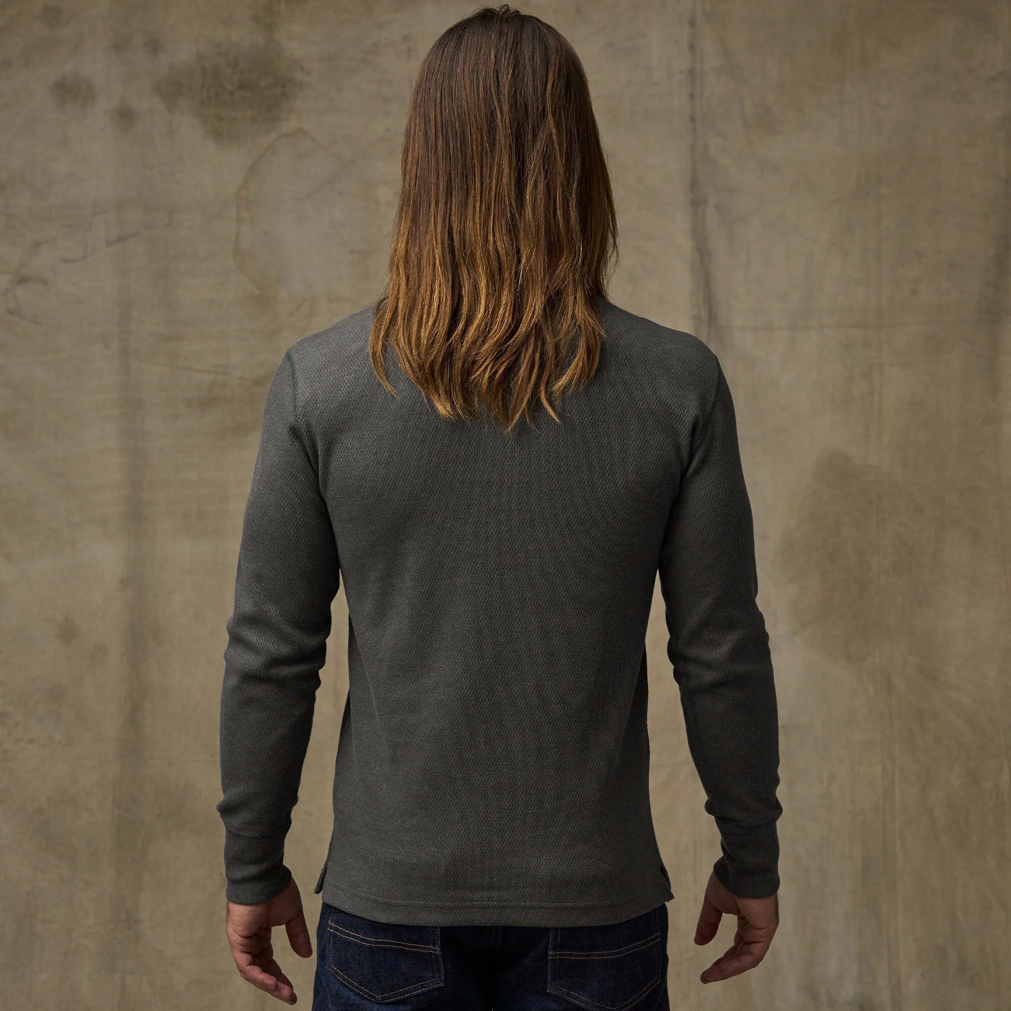 WAFFLE KNIT HENLEY - Image 6