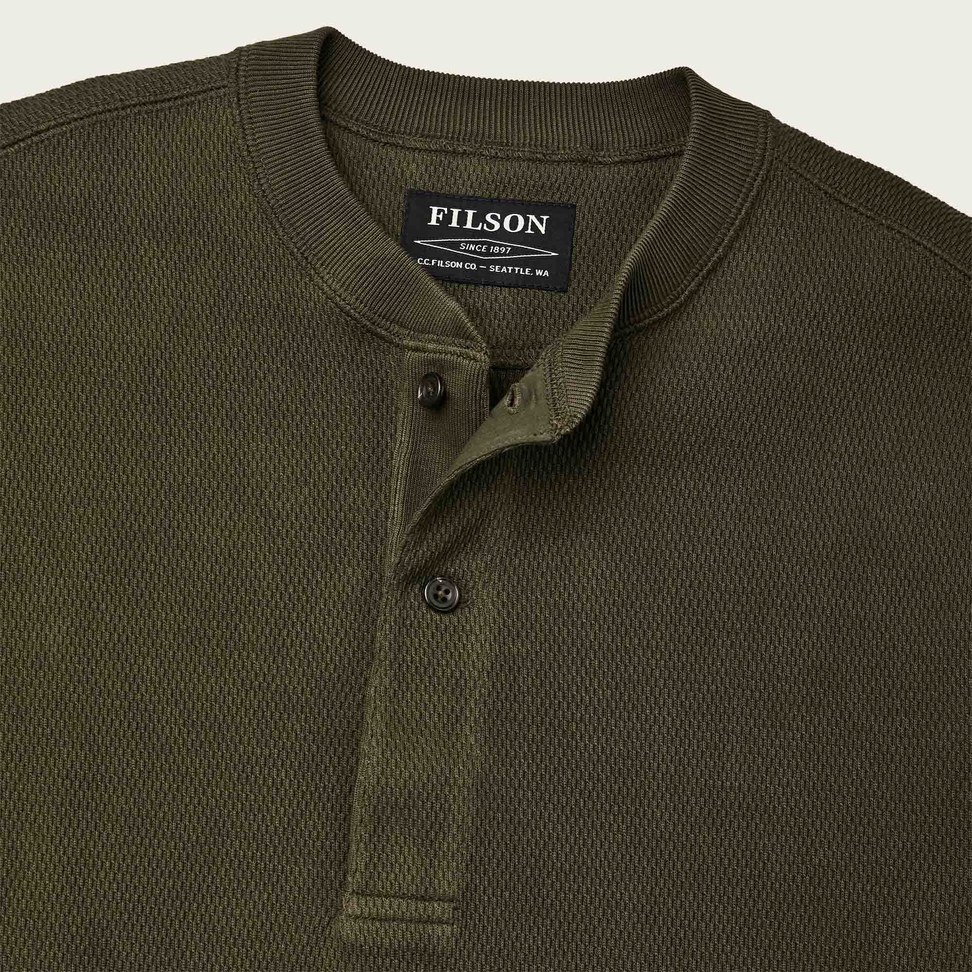 WAFFLE KNIT HENLEY - Image 3