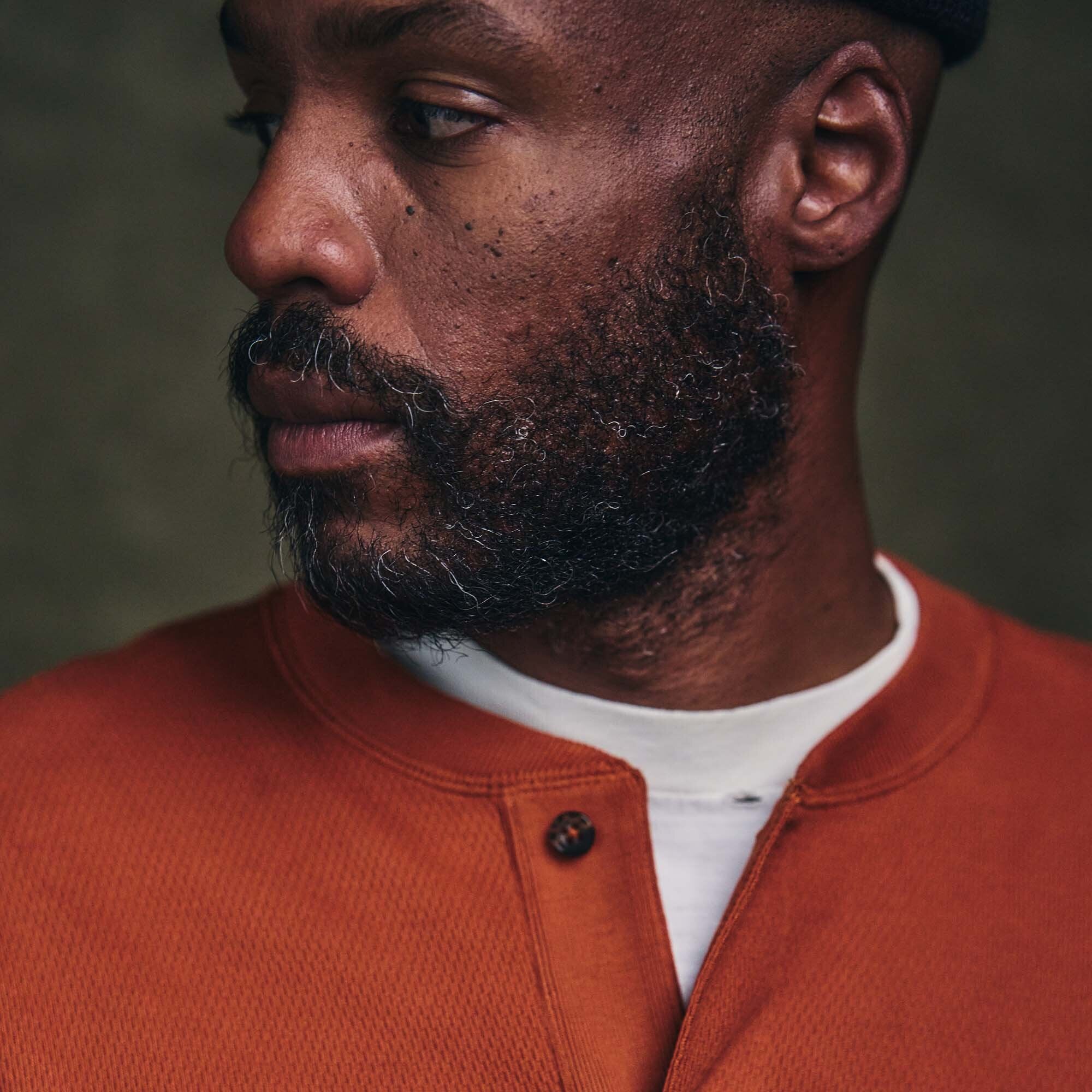 WAFFLE KNIT HENLEY - Image 5