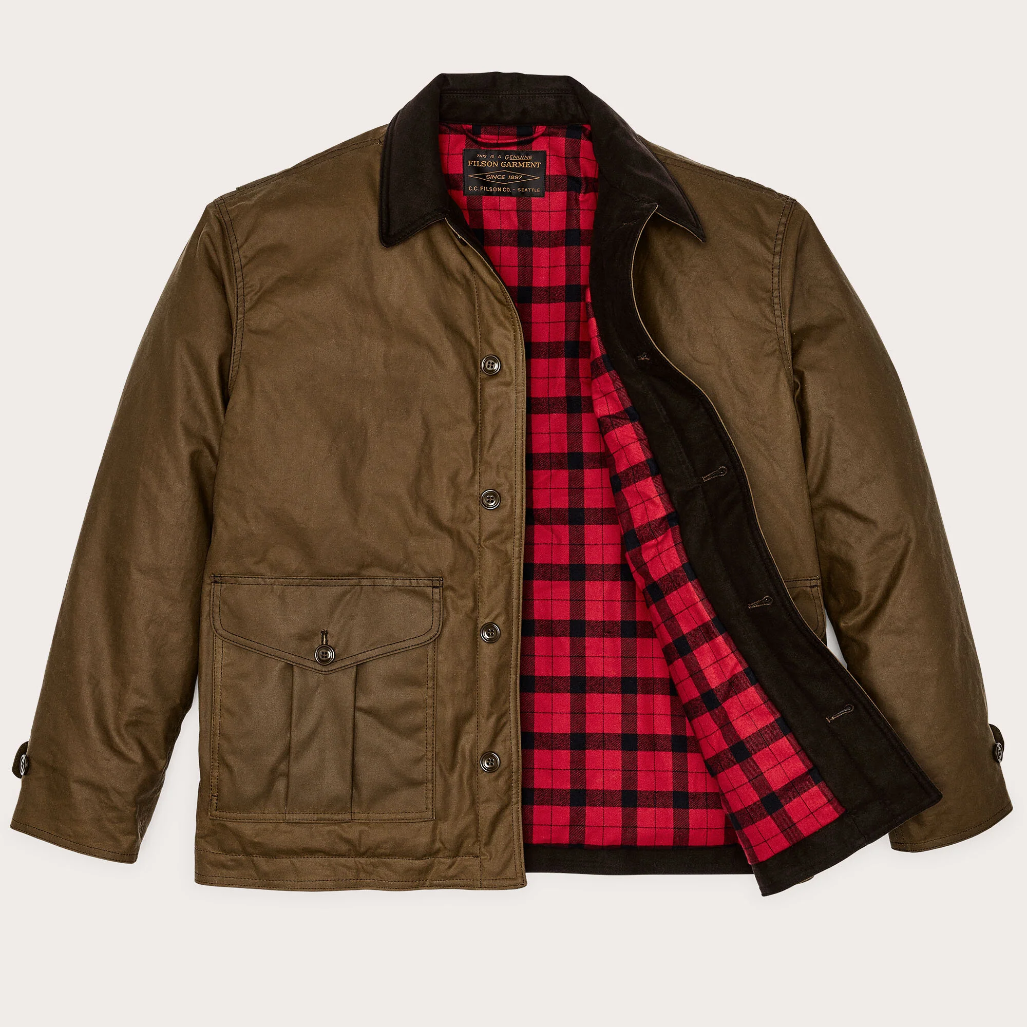 Waxed Barn Coat - Image 3