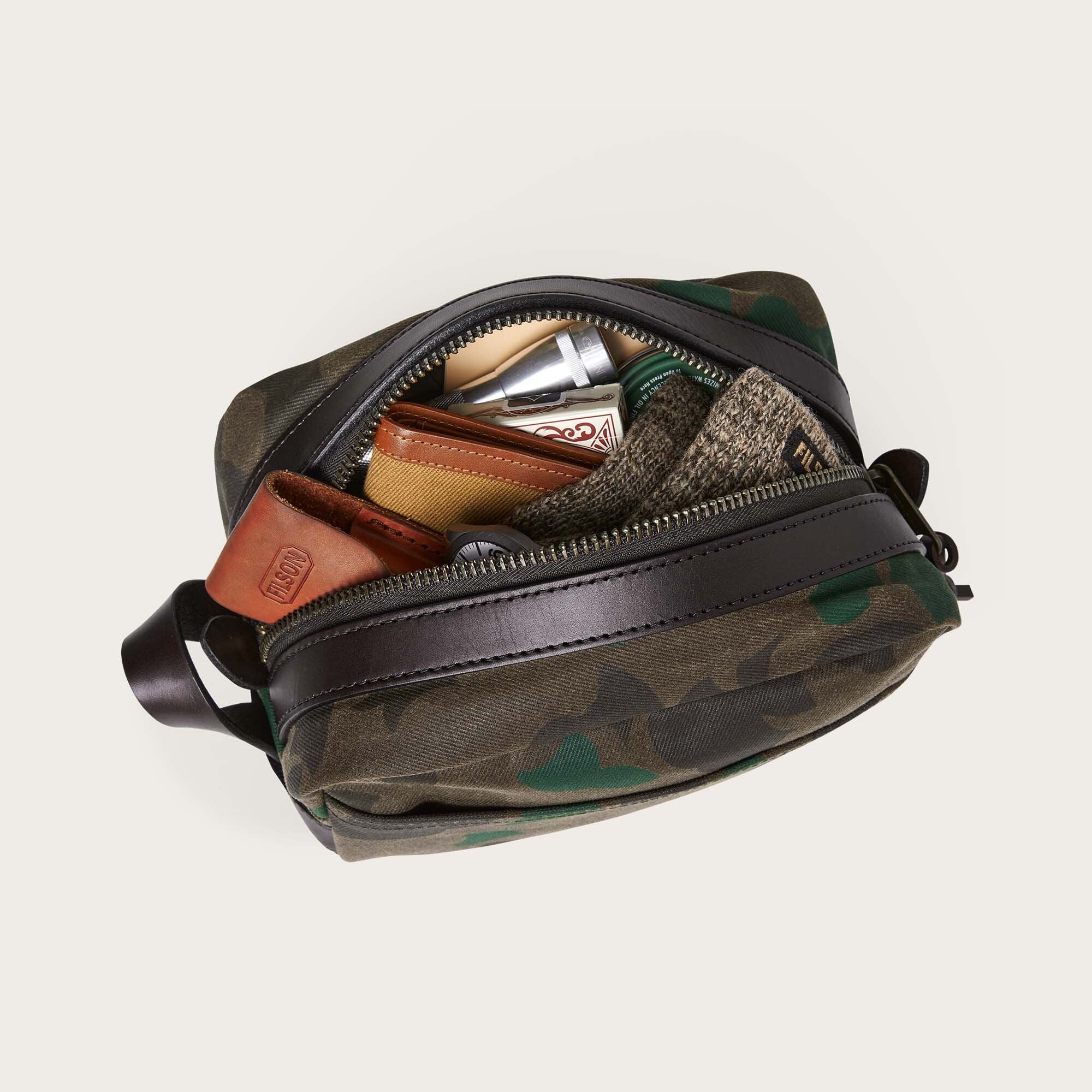 WAXED RUGGED TWILL TRAVEL KIT - Image 4