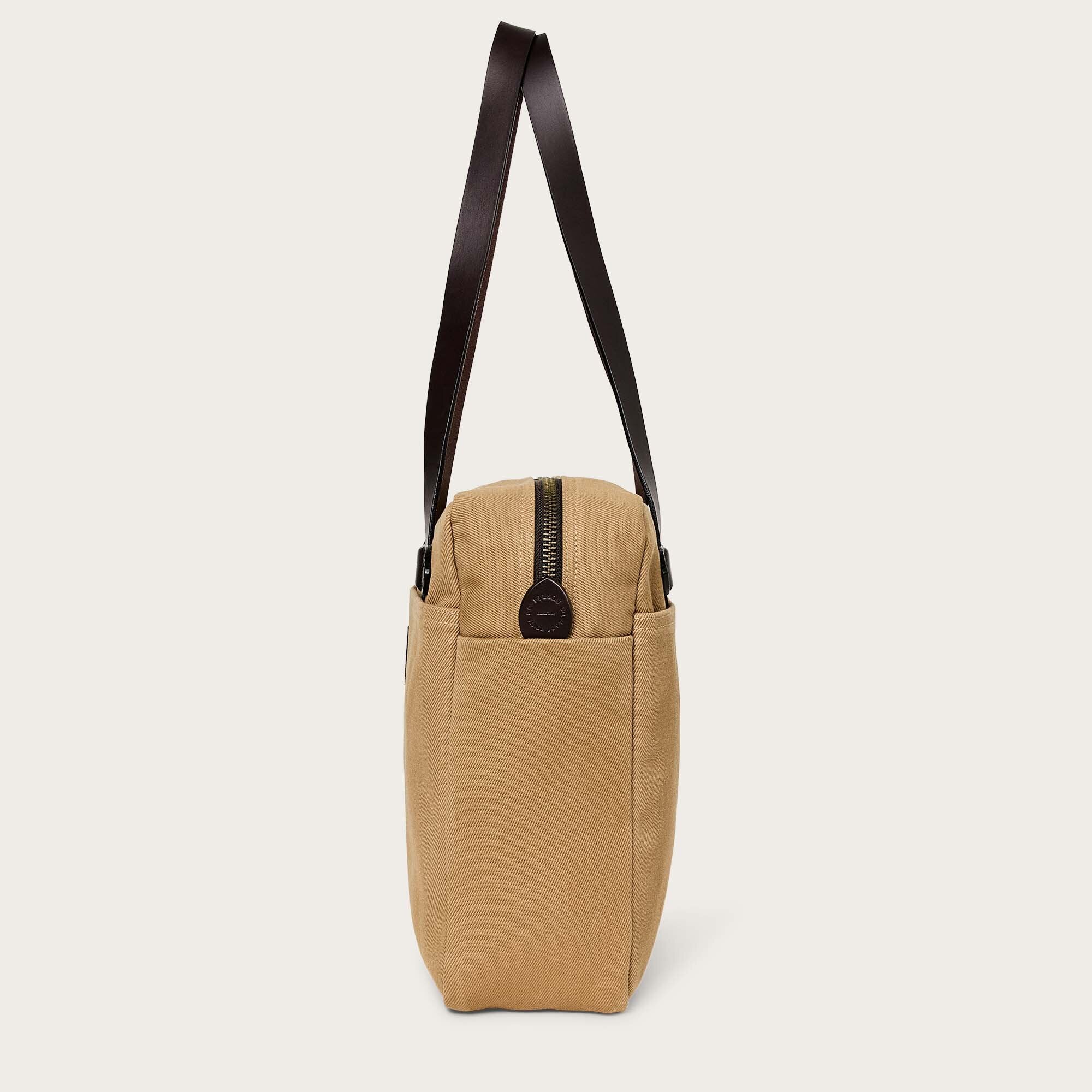 RUGGED TWILL SMALL ZIPPER TOTE BAG - Image 3