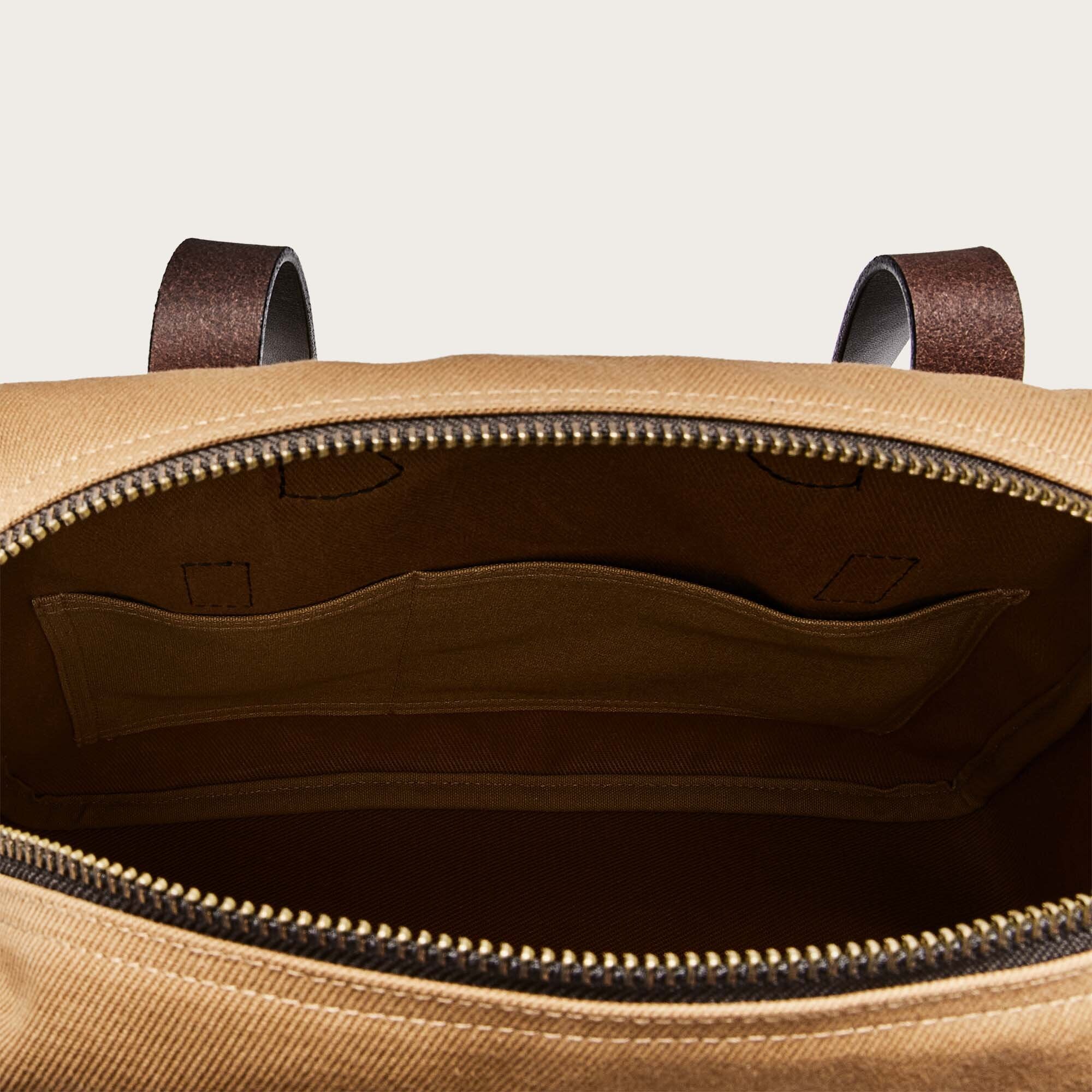 RUGGED TWILL SMALL ZIPPER TOTE BAG - Image 7