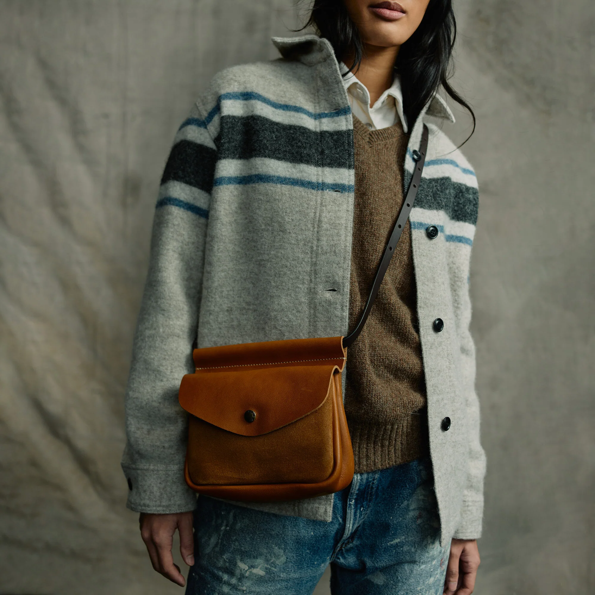 SUEDE CONVERTIBLE FIELD BAG - Image 6
