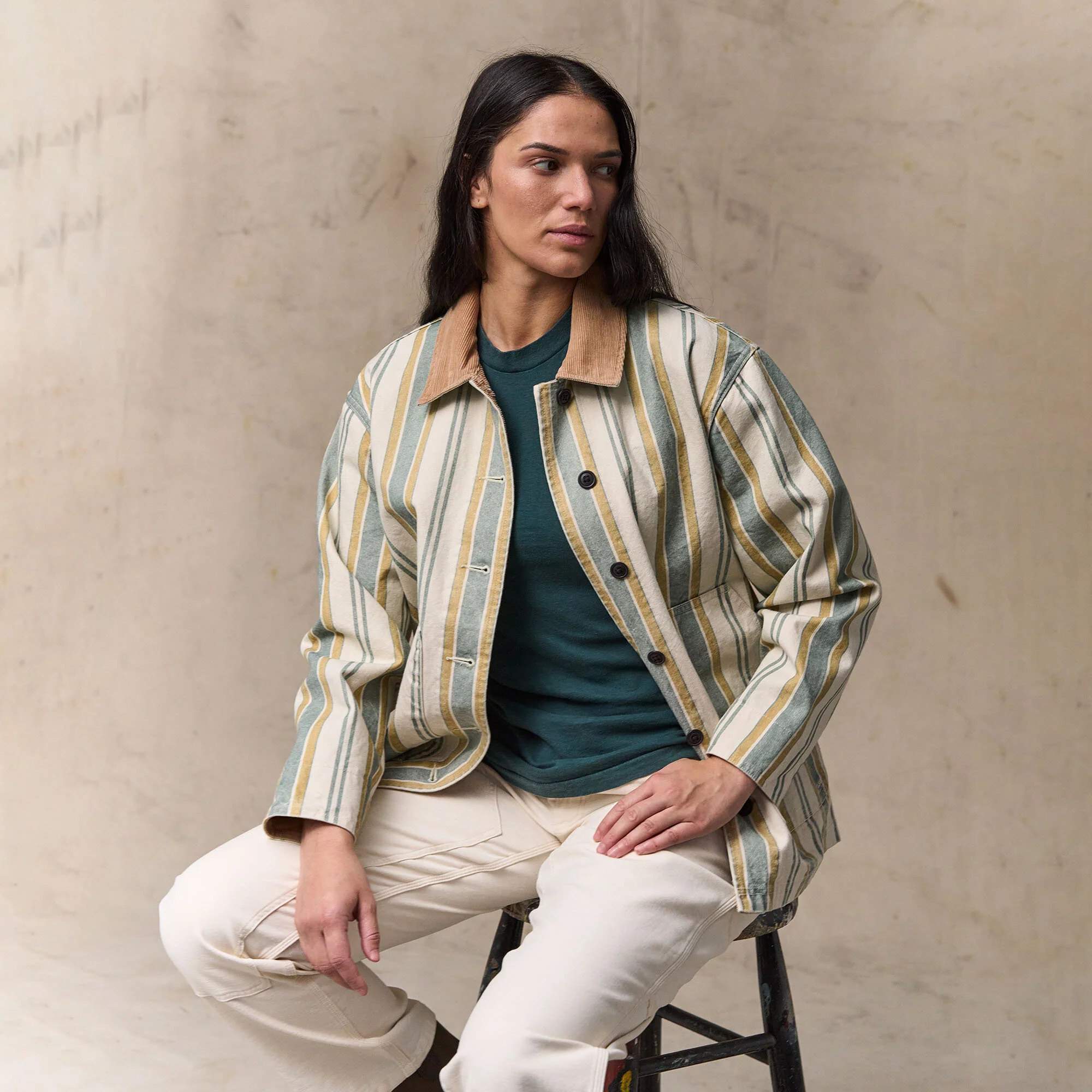 WOMEN'S CANVAS BARN COAT - Image 6