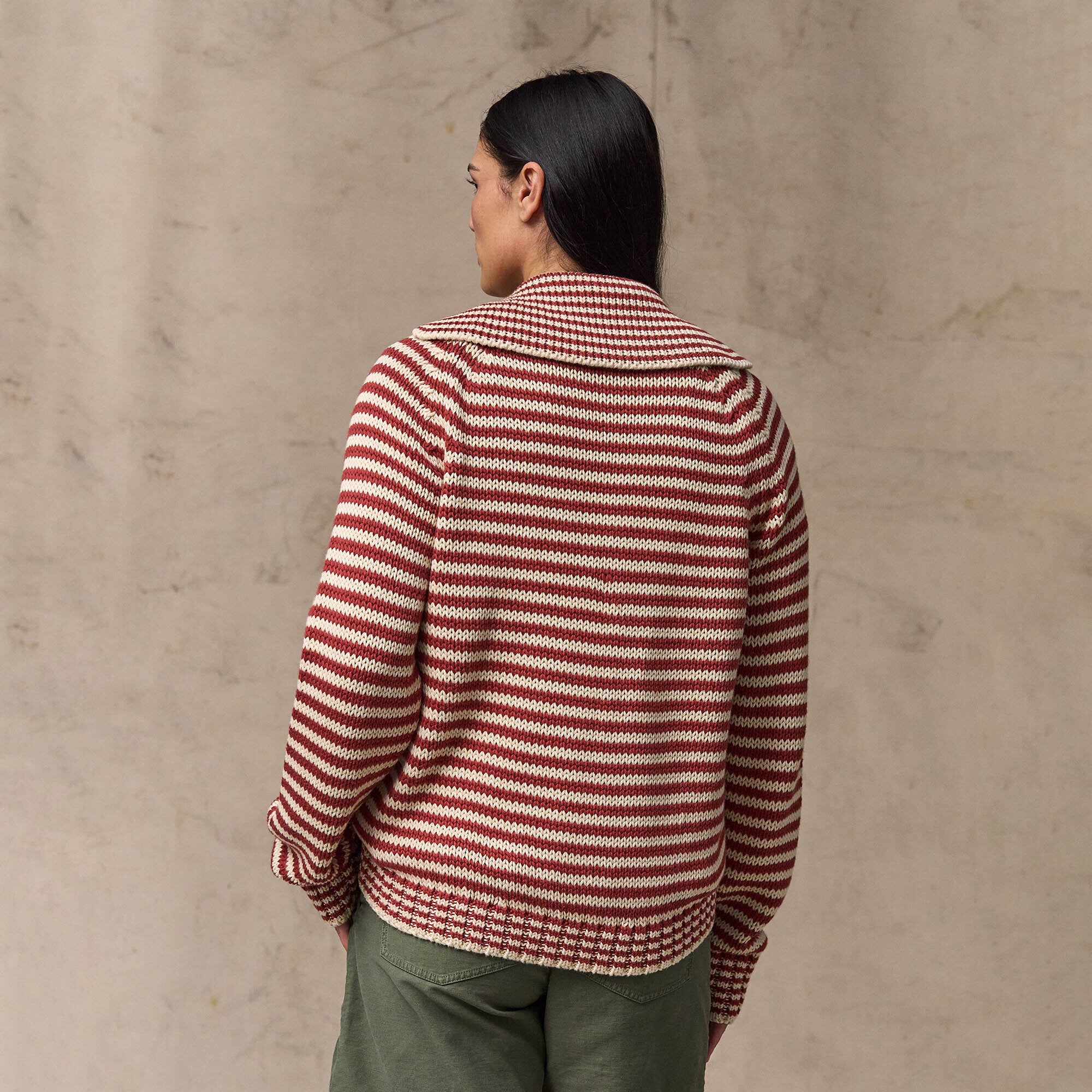 WOMEN'S COTTON FULL-ZIP CARDIGAN - Image 5