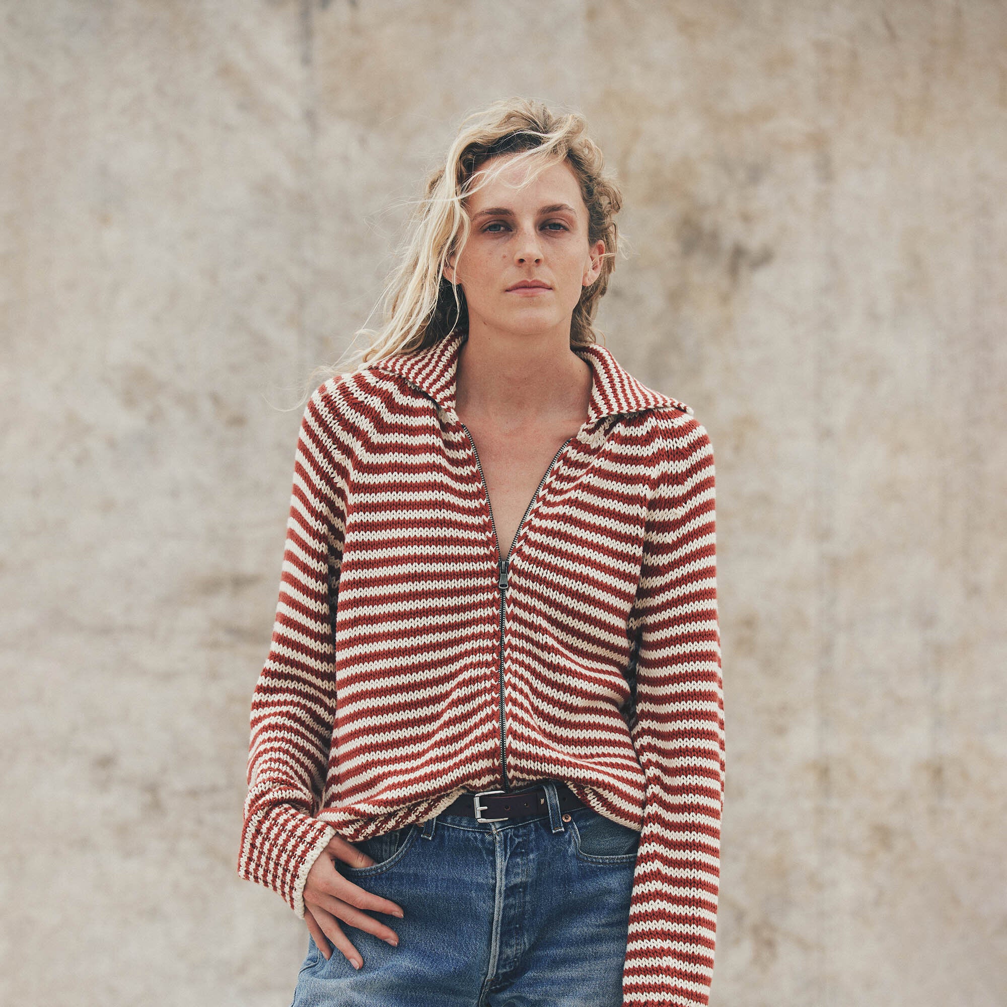 WOMEN'S COTTON FULL-ZIP CARDIGAN - Image 8