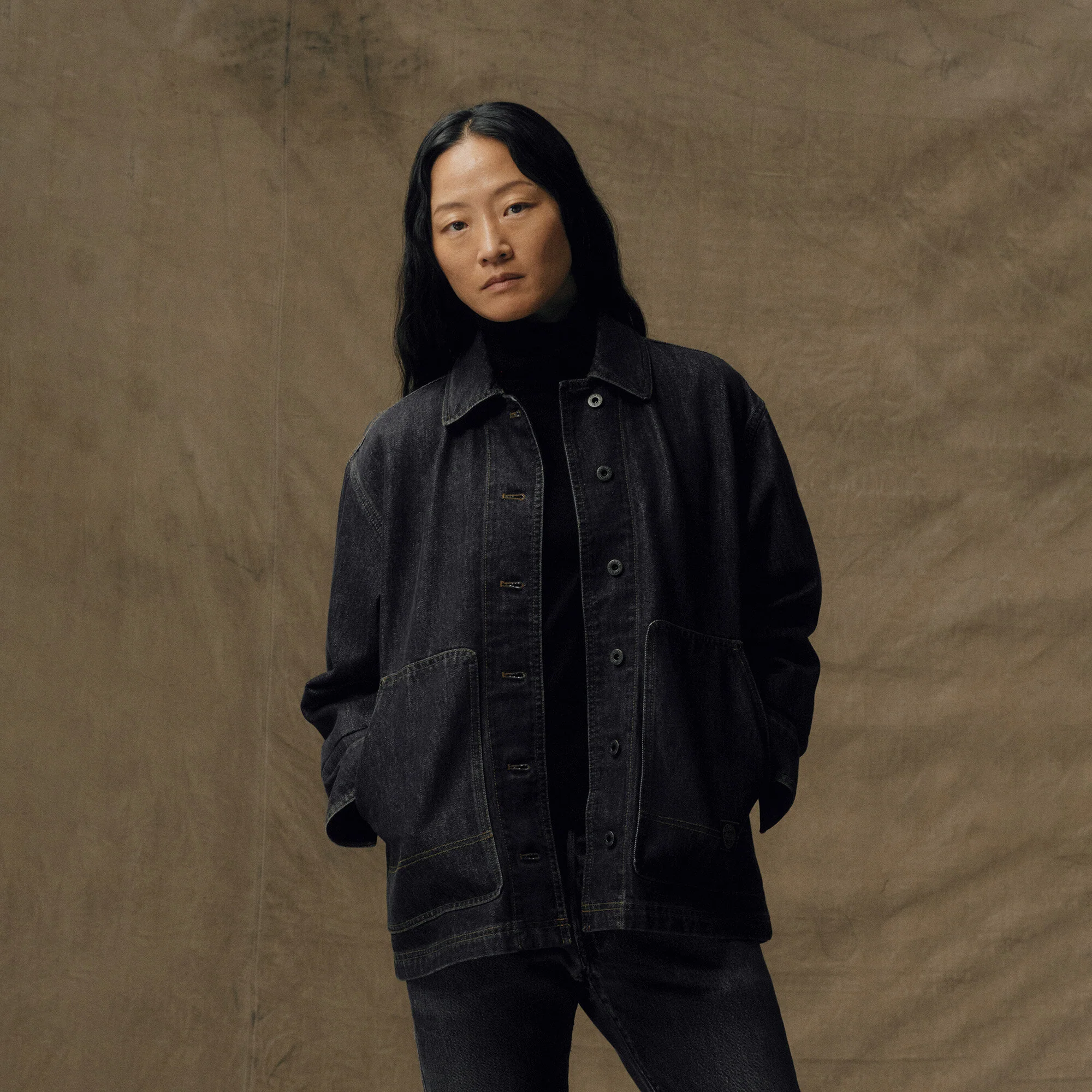 WOMEN’S DENIM BARN COAT - Image 6