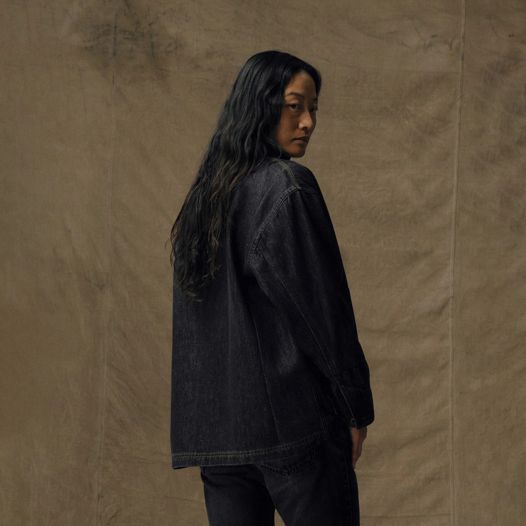 WOMEN’S DENIM BARN COAT - Image 7